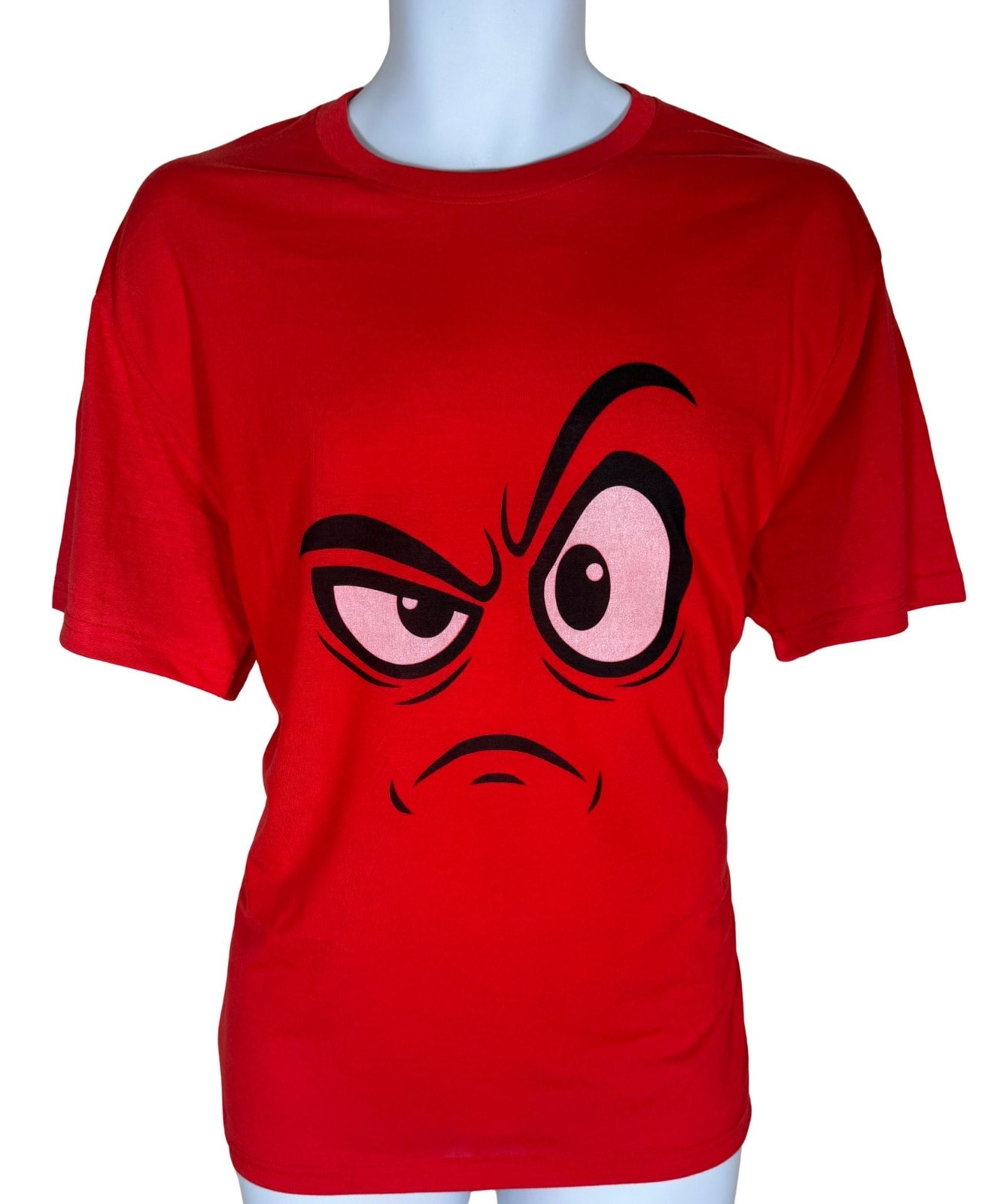 Funny Stink Eye Graphic Red Short Sleeve T-Shirt Funny Stink Eye Graphic Red Short Sleeve T-Shirt