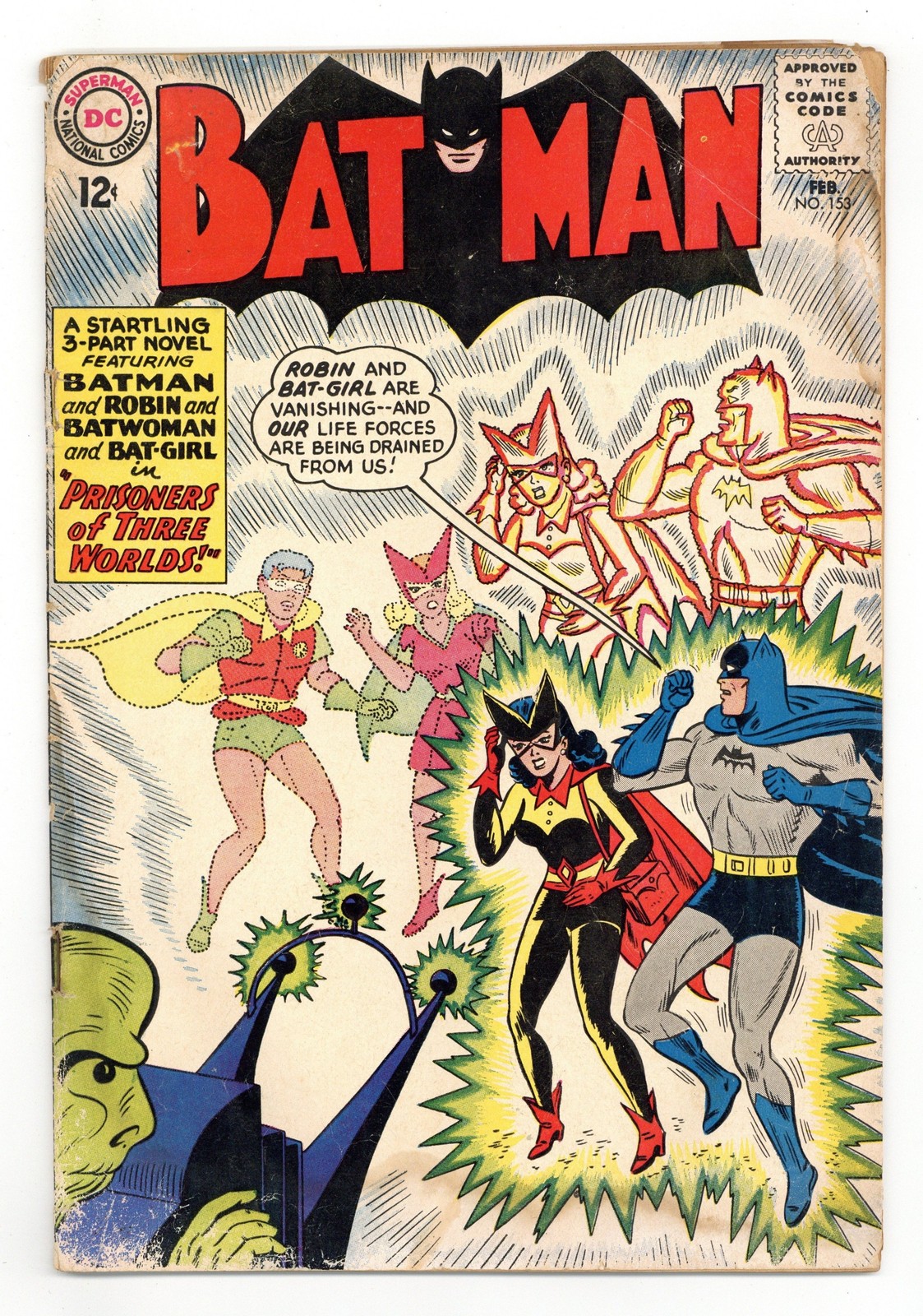 Batman #153 FR/GD 1.5 1963
