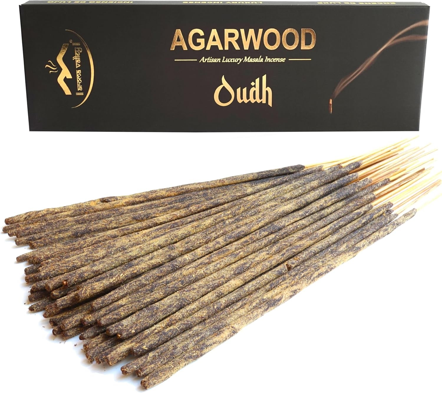 Oud Agarwood Incense Sticks - Artisan Luxury Masala - Handcrafted... Oud Agarwood Incense Sticks - Artisan Luxury Masala - Handcrafted...