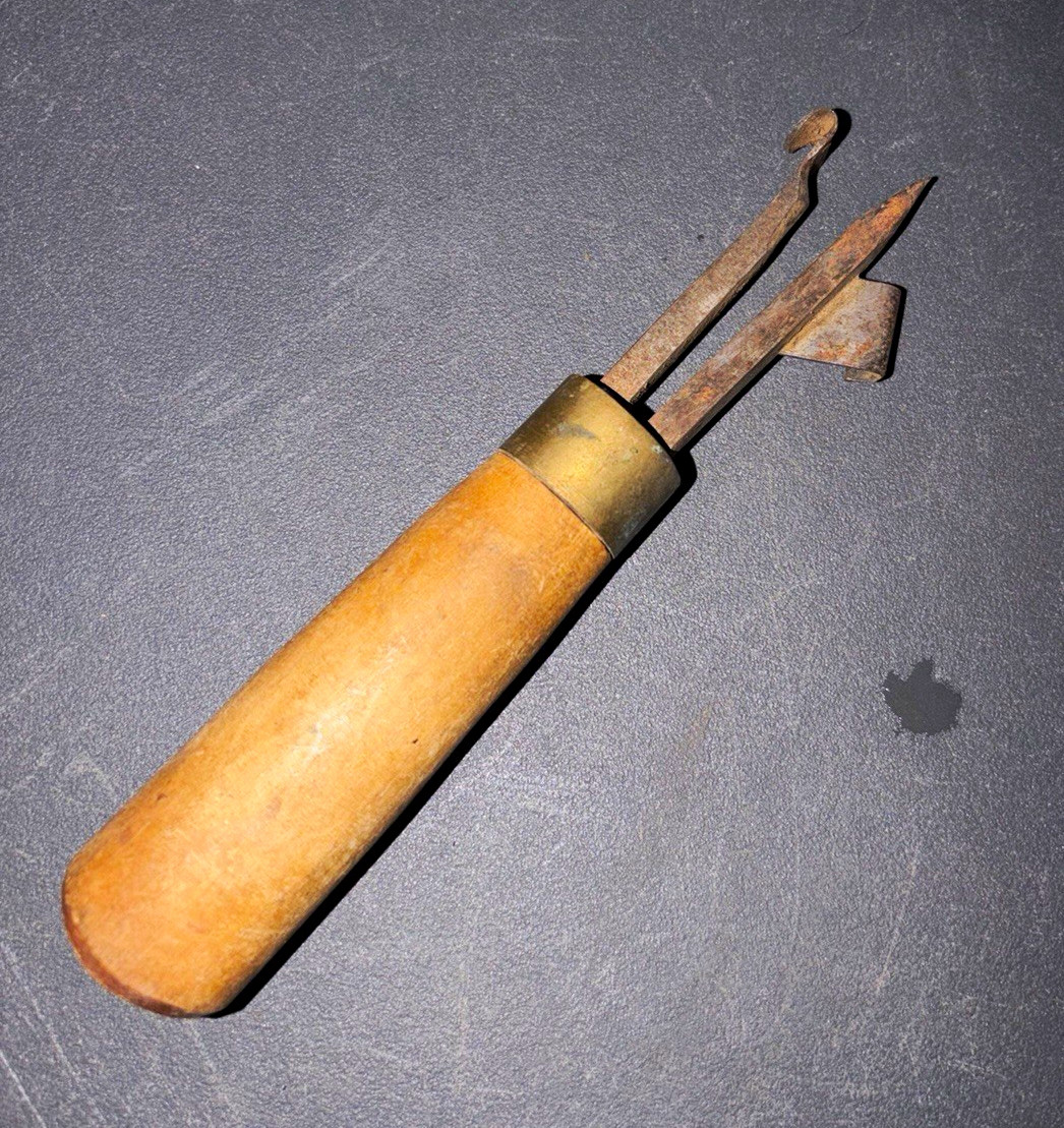 Antique timber scribe Wood Grip Handle