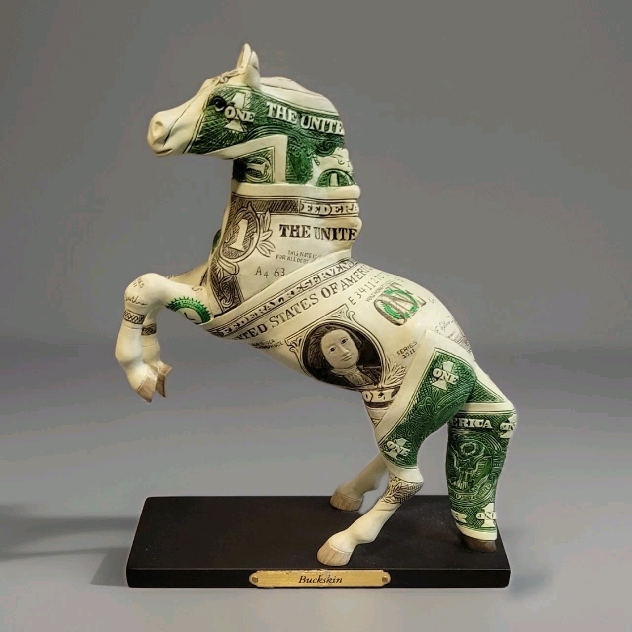 The Trail Of Painted Ponies Figurine Horse Buckskin Statue 4025998
