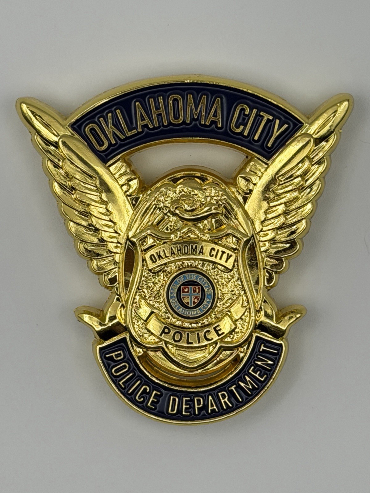 Oklahoma City Police Department Challenge Coin City of Oklahoma Motors (Gold)