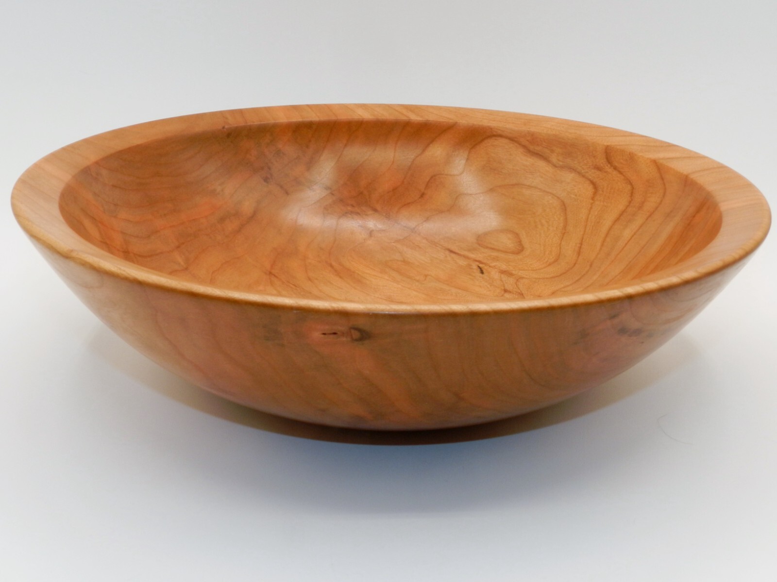 Handmade Black Cherry Salad Bowl. OUTSTANDING with Beautiful Colors #110 Handmade Black Cherry Salad Bowl. OUTSTANDING with Beautiful Colors #110