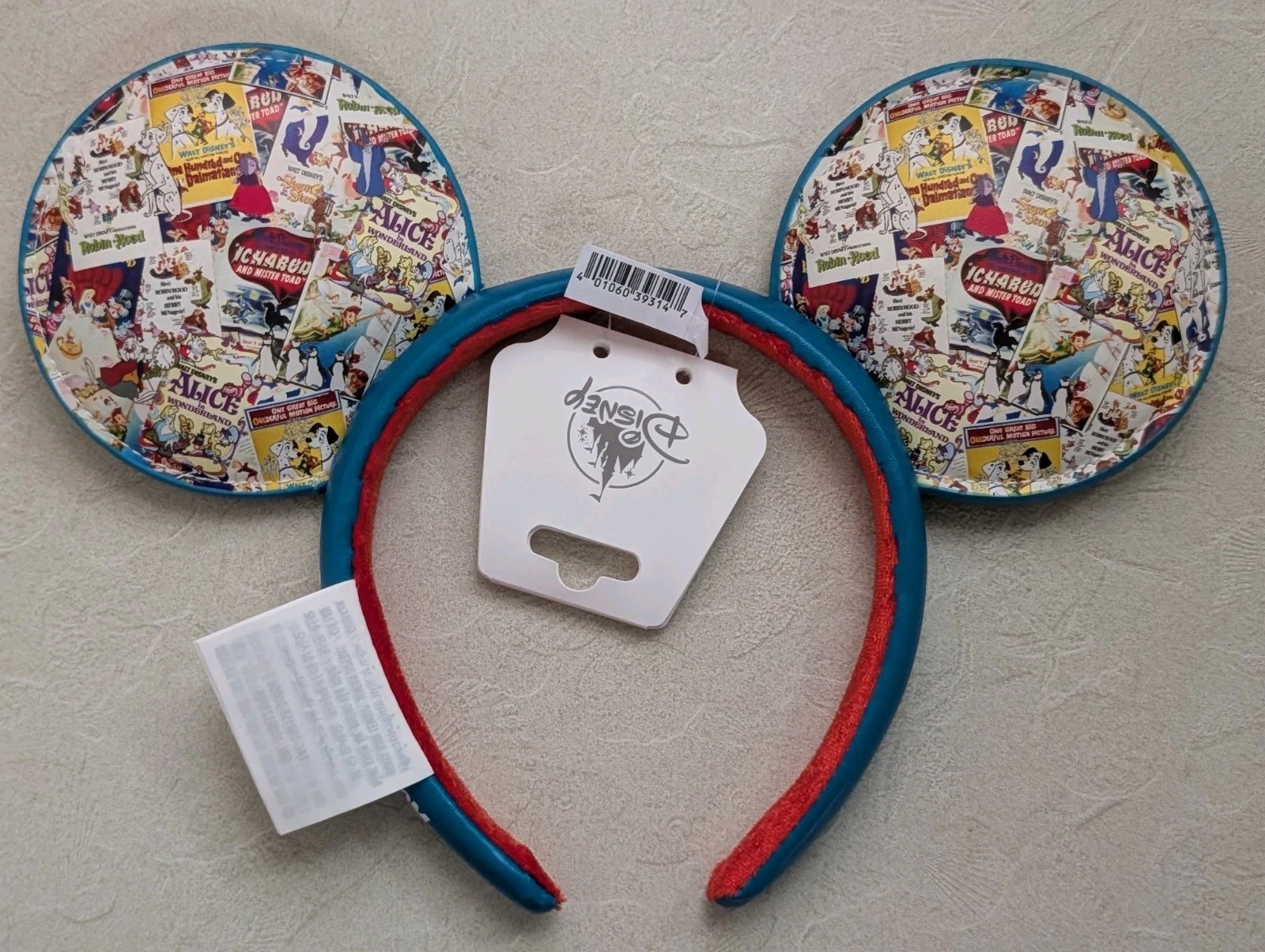 Disney EPCOT World Showcase United Kingdom UK Comic Print Ears Headband 2026