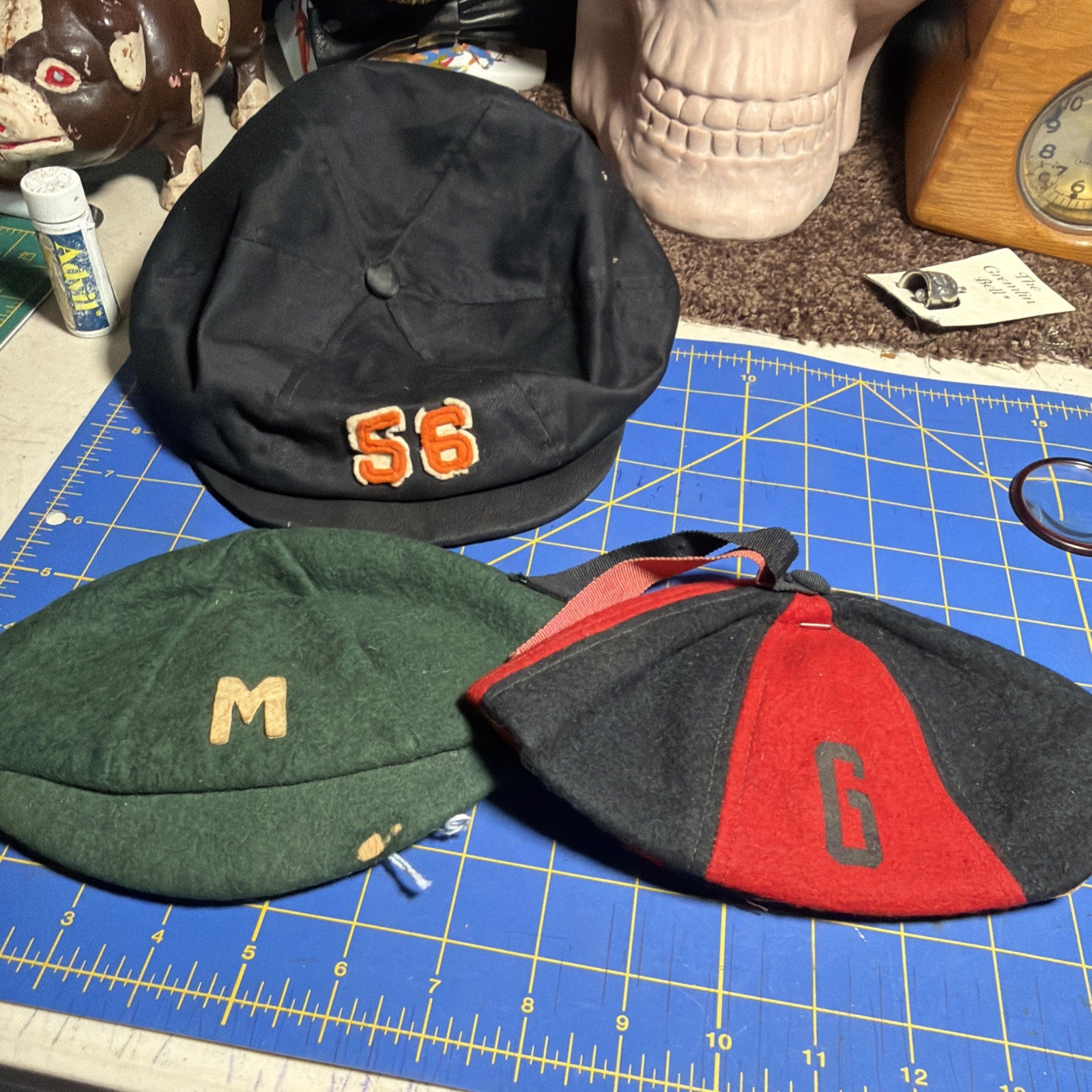 3 Vintage Unknown Age Caps 3 Vintage Unknown Age Caps