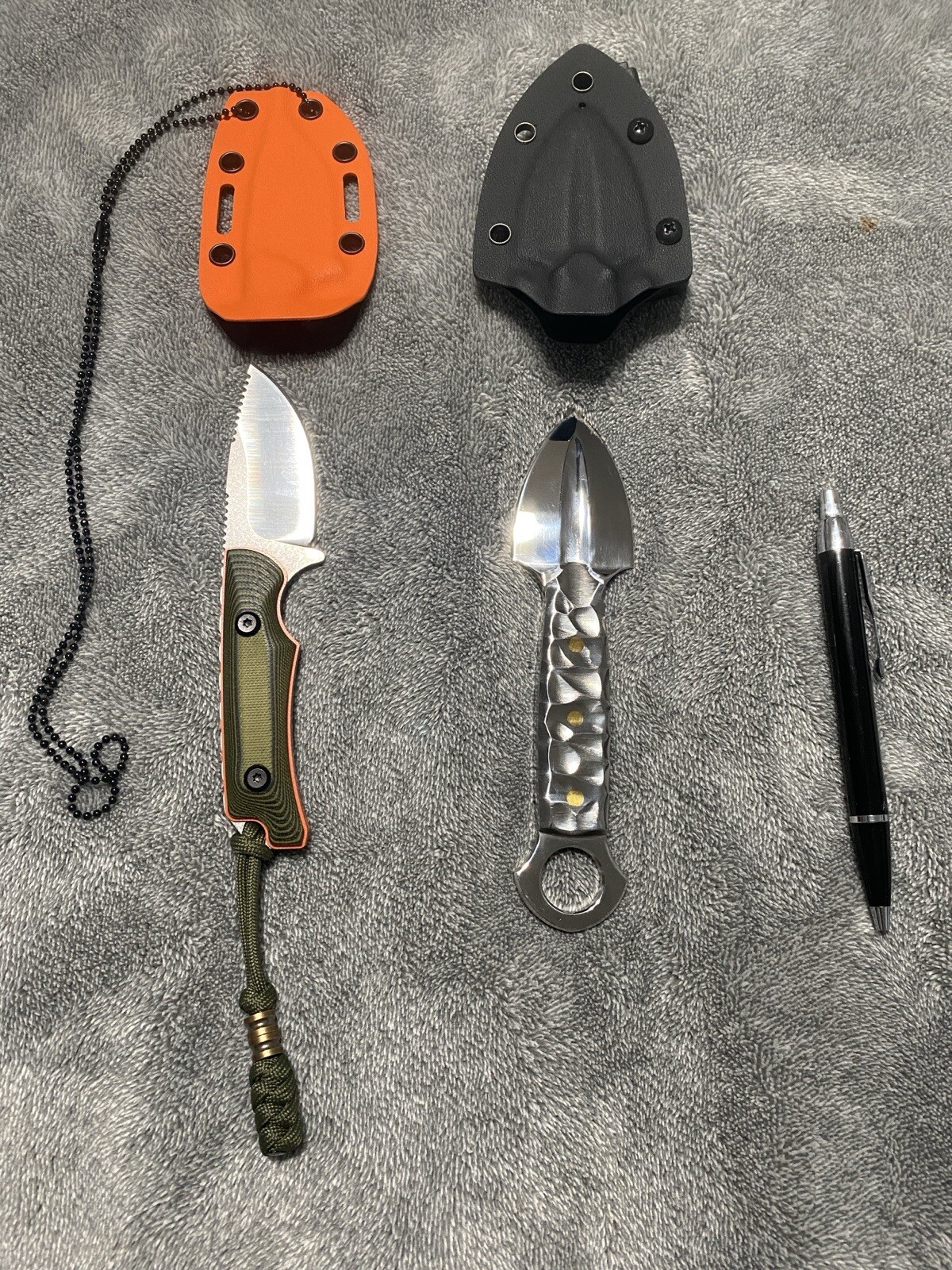 Two Very Nice Sharp Knives,EDC, neck knife, Camping, Survival Two Very Nice Sharp Knives,EDC, neck knife, Camping, Survival