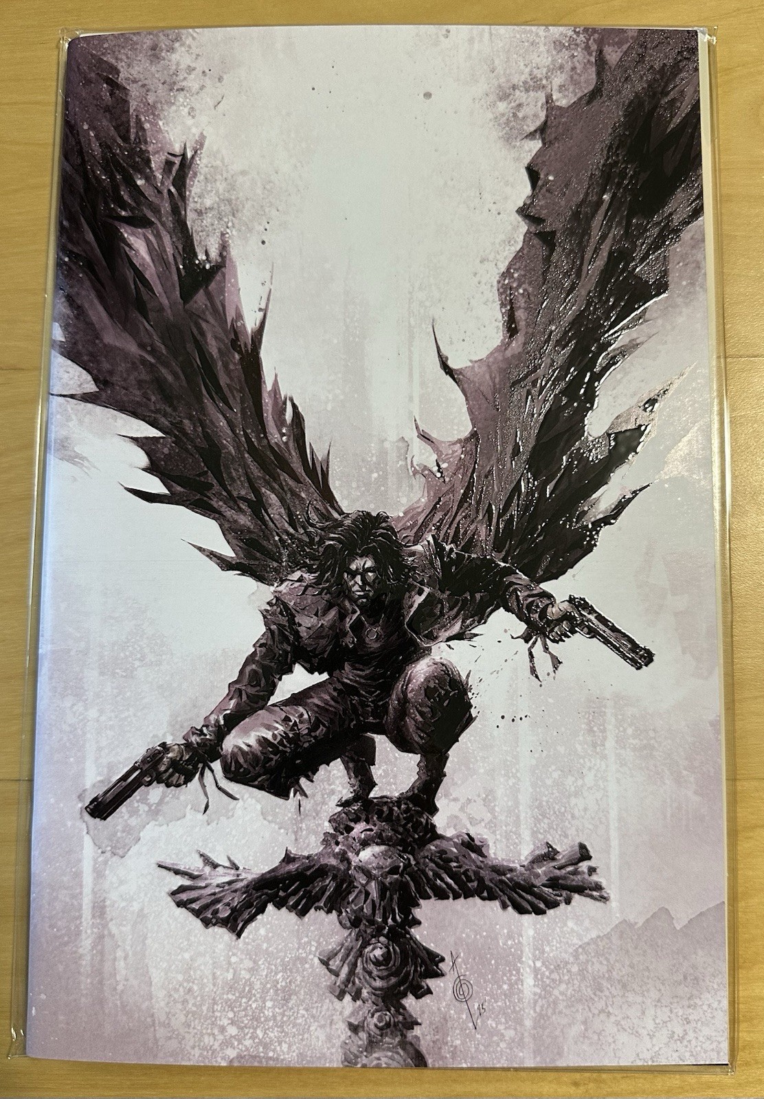 THE CROW: DEAD TIME #1 Alan Quah VIRGIN EMBOSSED Ltd 50 NYCC 2025