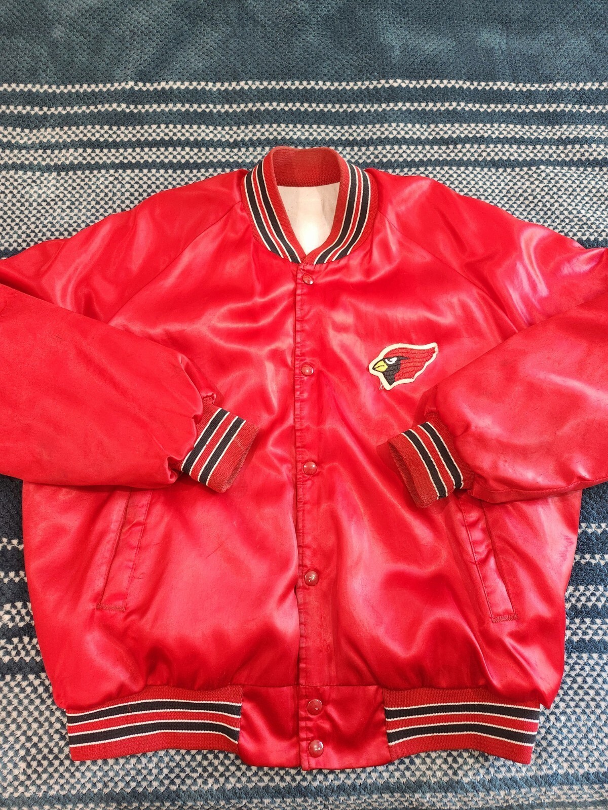 Vintage 80’s St. Louis Football Cardinals Satin Jacket Size: Large Chalk Line Vintage 80’s St. Louis Football Cardinals Satin Jacket Size: Large Chalk Line