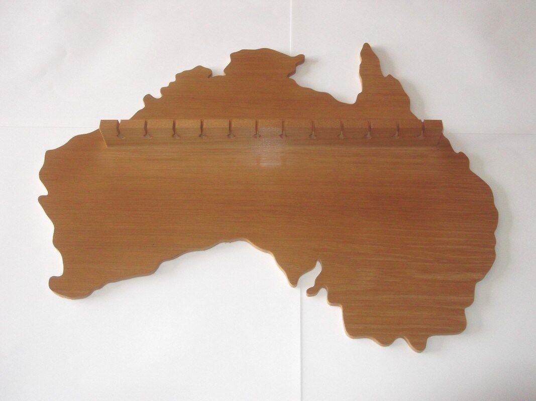 12pc Australia Wooden Spoon Display Rack ( Pine )( huge range - see list )