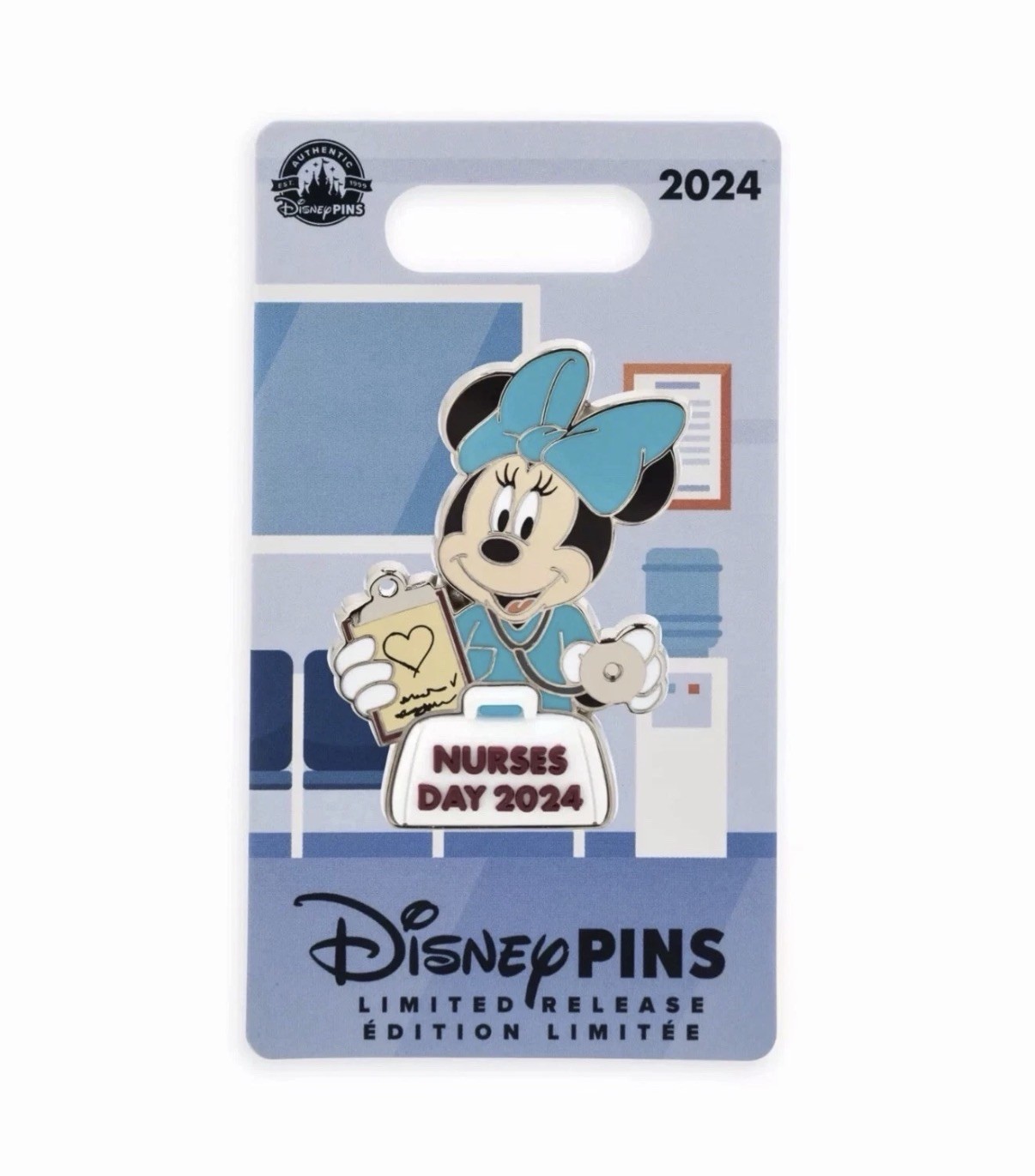 Disney Nurses Day 2024 Minnie Mouse Pin Limited Release Edition