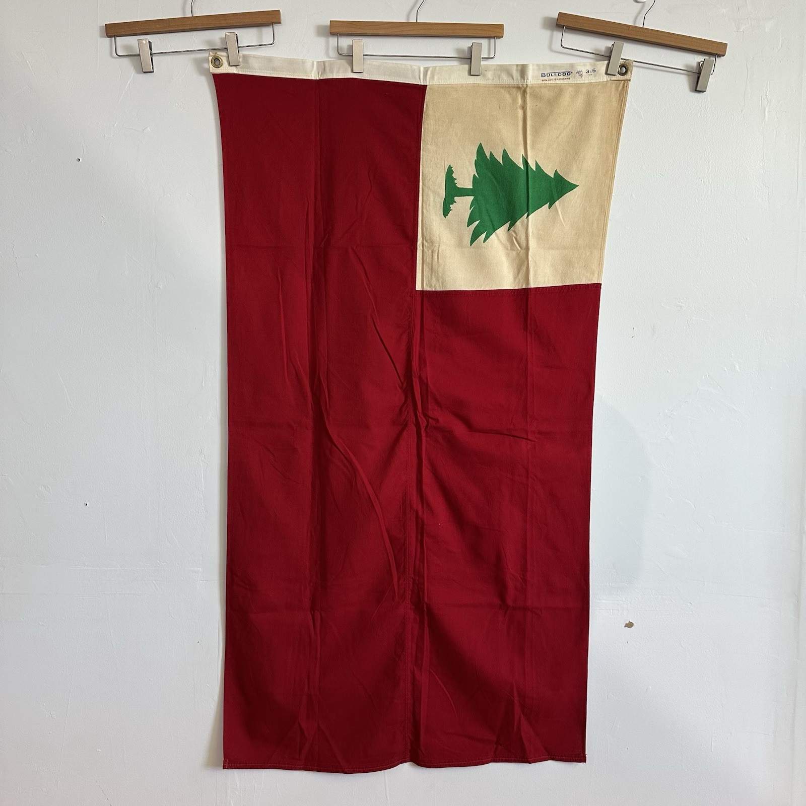 Vintage 1979 Bunker Hill Flag 3x5 Bulldog Cotton Bunting Revolutionary War USA Vintage 1979 Bunker Hill Flag 3x5 Bulldog Cotton Bunting Revolutionary War USA