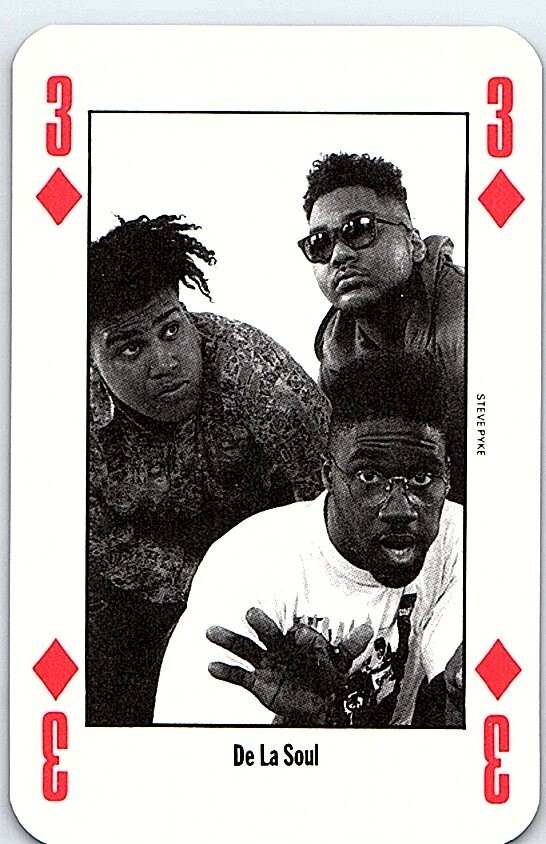 De La Soul 1992 NME Pop Rock Trading Card New Musical Express