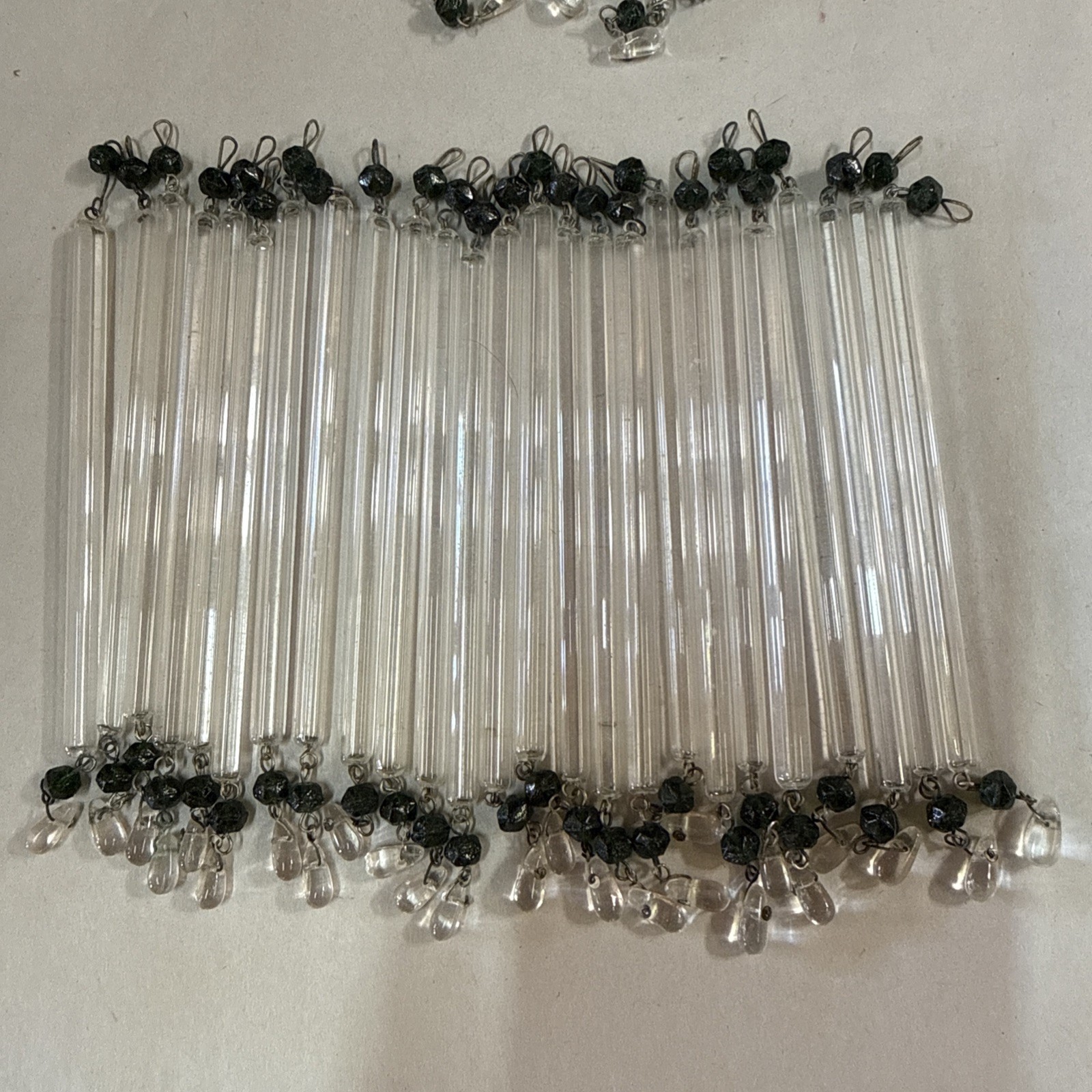 Vintage Czech Glass Chandelier Prisms 5.5\