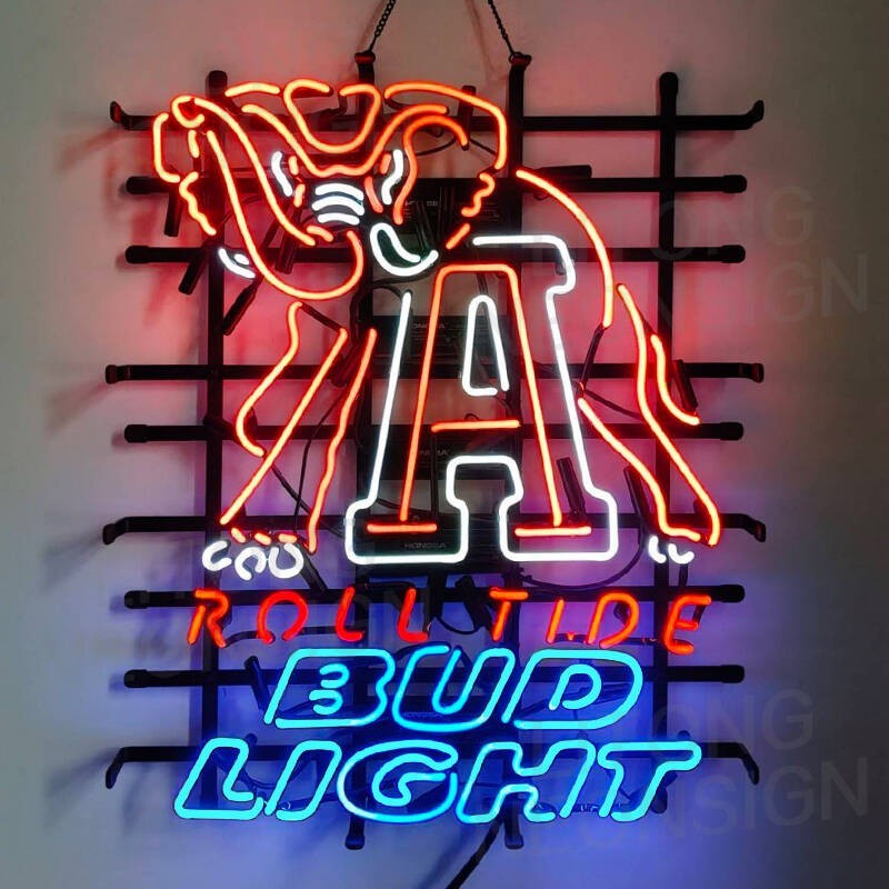Alabama Roll Tide Beer Neon Sign 24