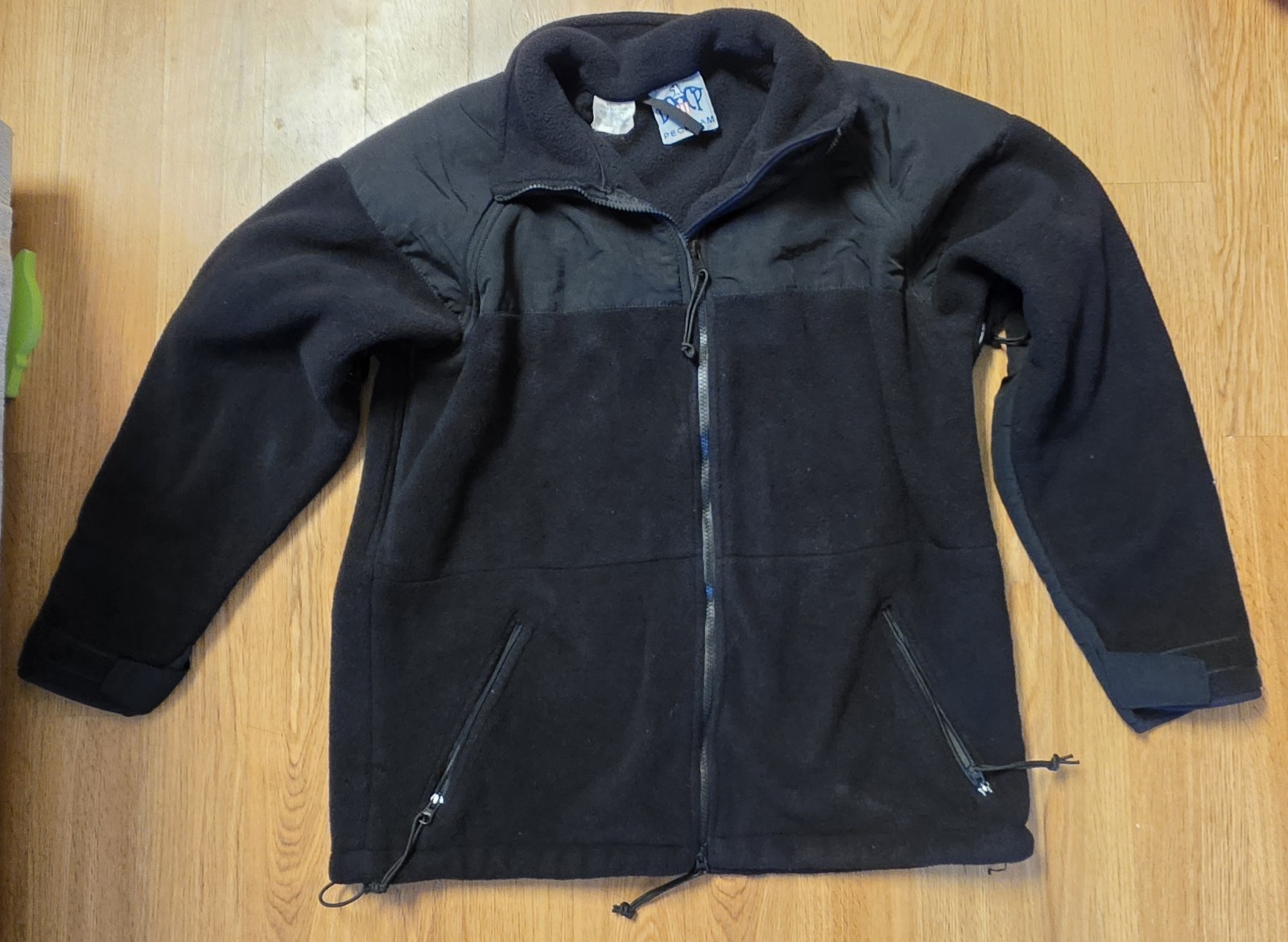 US Army USGI Polartec Classic 300 Black Fleece Jacket Medium Peckham ECWCS A+