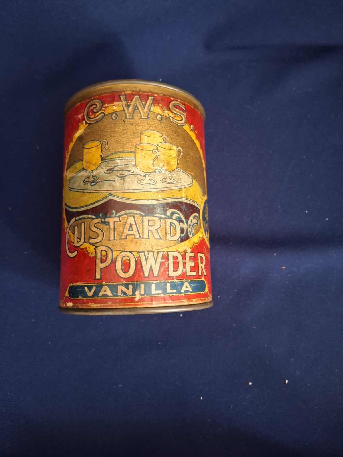 Vintage C.W.S Container of Custard Powder Vintage C.W.S Container of Custard Powder