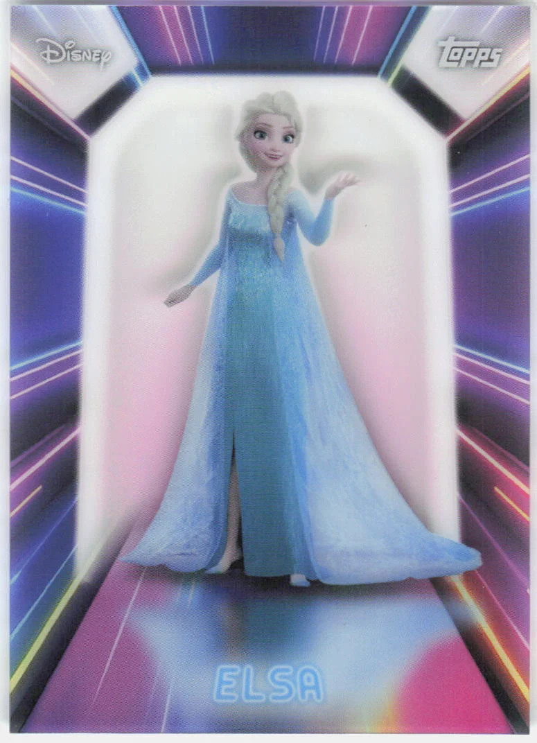 2026 Topps Disney Neon Light Card - Elsa #NPL-8 2026 Topps Disney Neon Light Card - Elsa #NPL-8