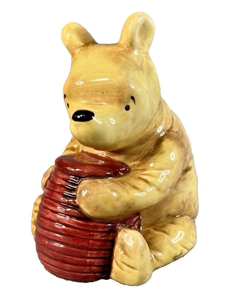 Disney Classic Winnie the Pooh Piggy Bank Honey Pot Ceramic by Charpente