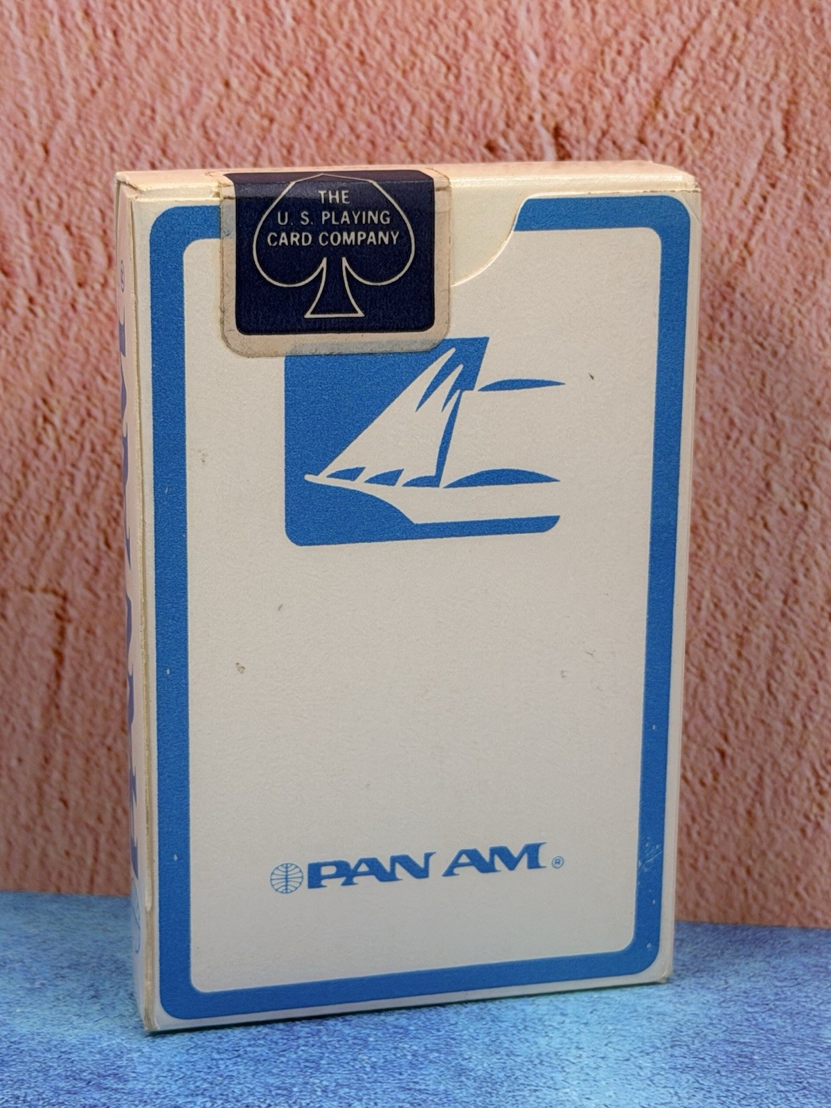 Sealed Vintage Pan Am Airlines Playing Cards Clipper Ship US Playing Cards Co.