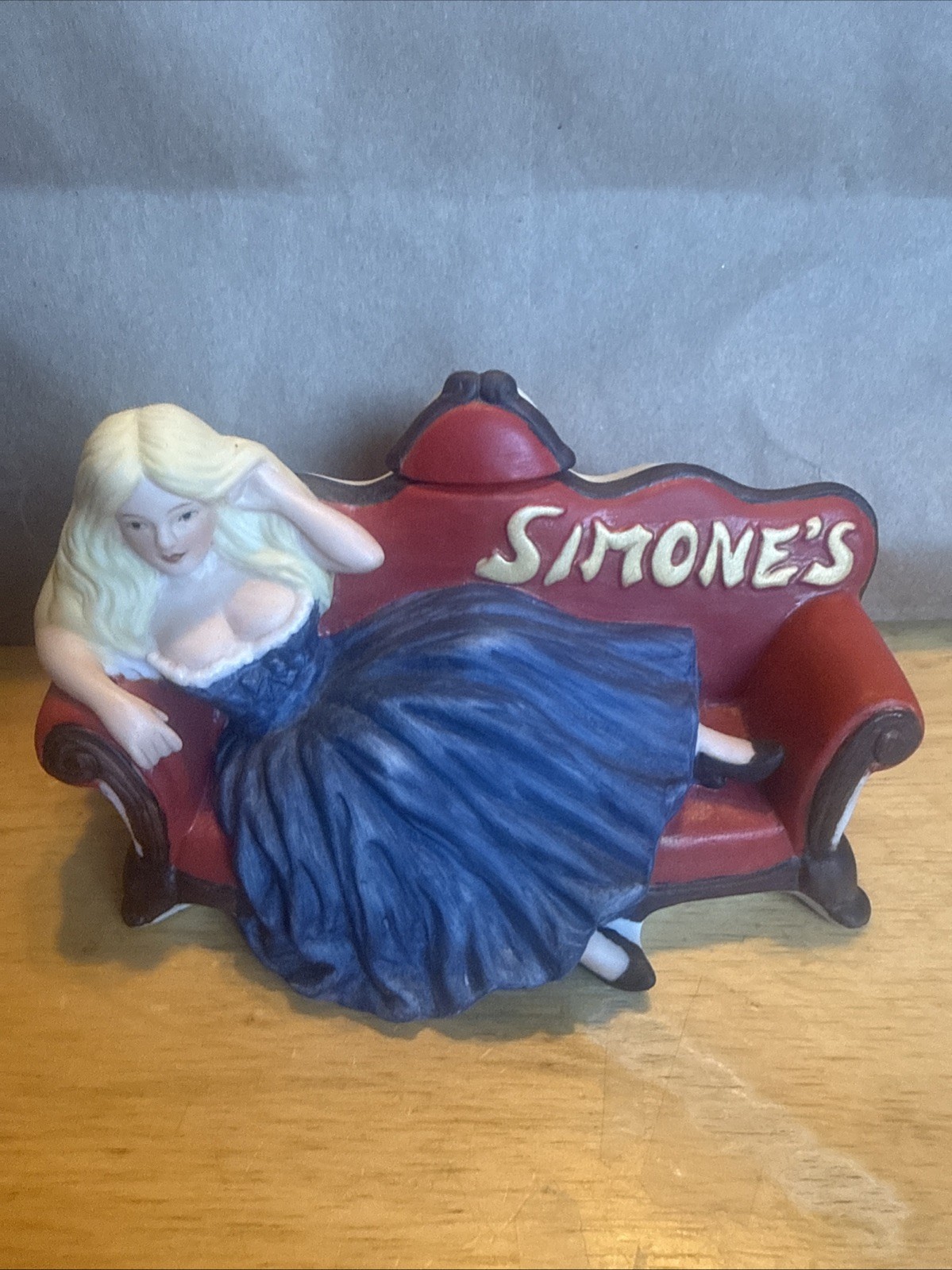 Vintage 80’s Dug’s Ranch Decanters Simone's Brothel Winnemucca Nevada Empty 1988