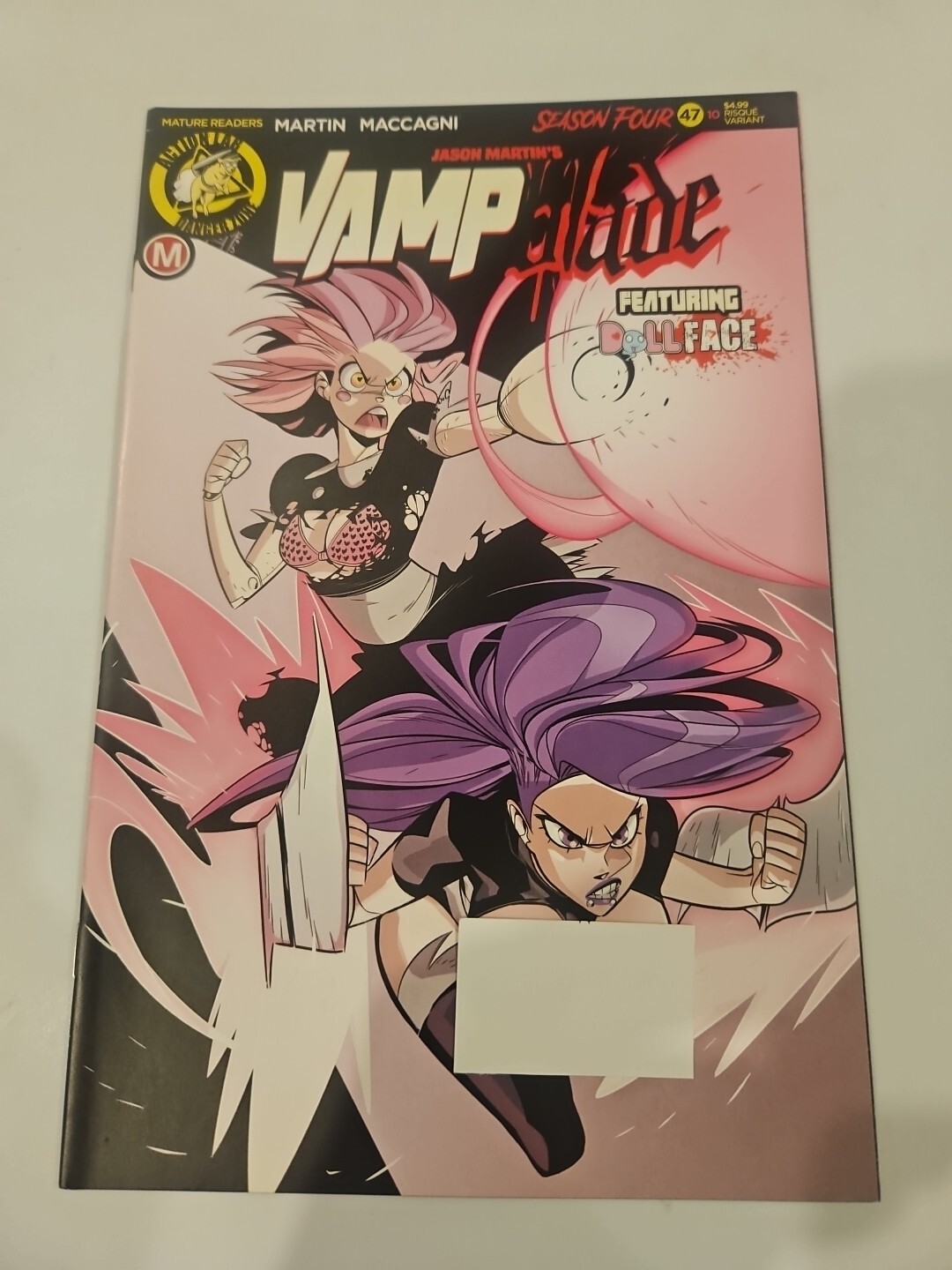 Vampblade Season 4  Issue # 47 Martin Risque Maccagni Variant  NM Combine S&H 
