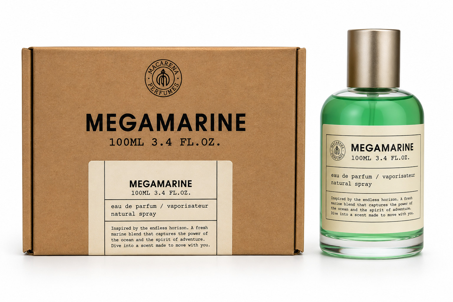 Megamarine EDP 100ml/3.4 oz by Macarena Megamarine EDP 100ml/3.4 oz by Macarena