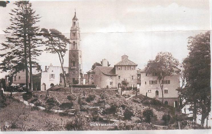 Portmeirion Wales Portmeirion OLD PHOTO 1 Portmeirion Wales Portmeirion OLD PHOTO 1