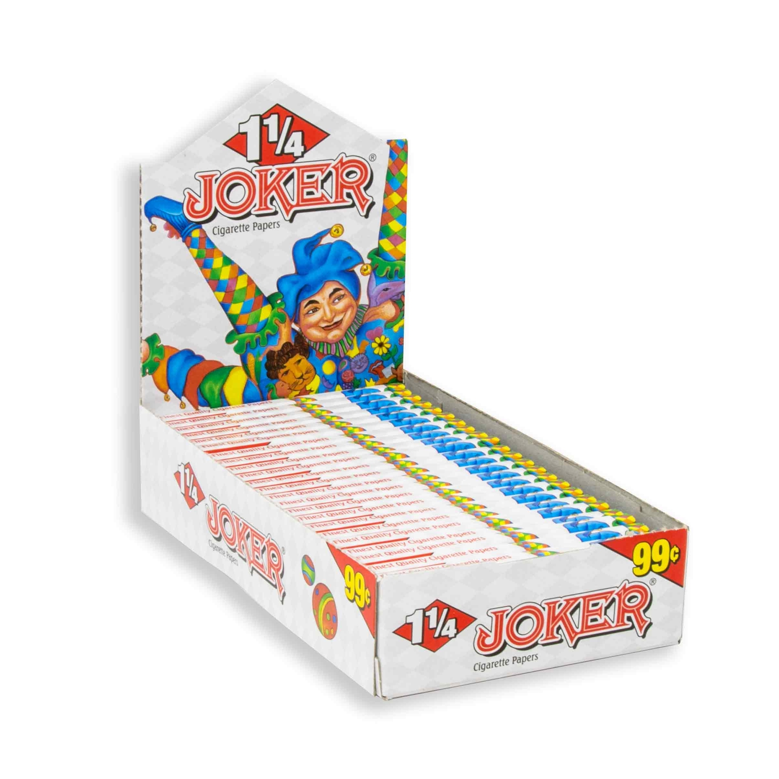 Joker Rolling Paper 1 1/4 Original Cigarette Papers 1.25 Size (Full Box of 24) Joker Rolling Paper 1 1/4 Original Cigarette Papers 1.25 Size (Full Box of 24)