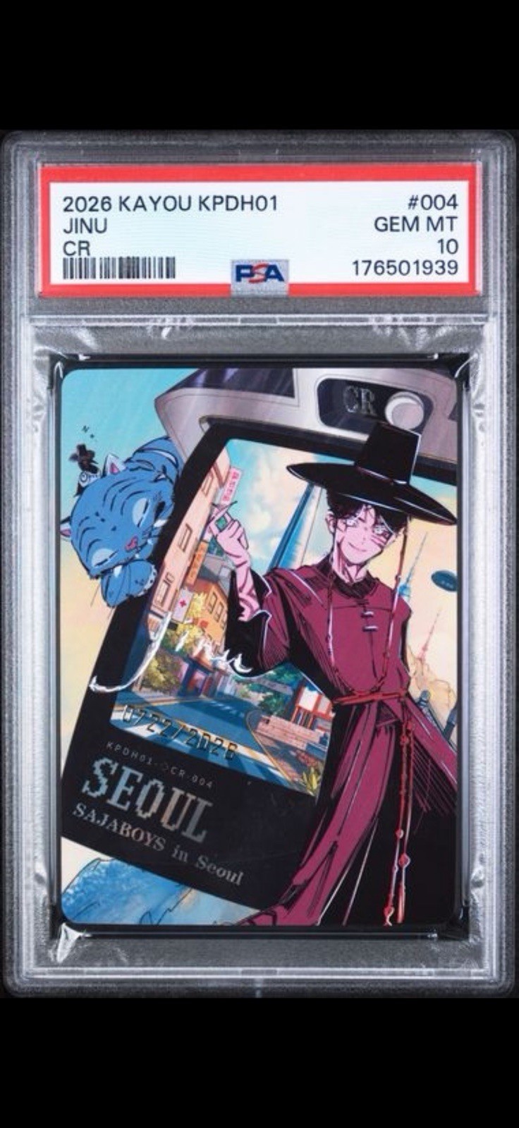 2026 Kayou Jinu CR #004 KPDH01 PSA 10 POP 1 0722/2026 Saja Boys in Seoul 2026 Kayou Jinu CR #004 KPDH01 PSA 10 POP 1 0722/2026 Saja Boys in Seoul