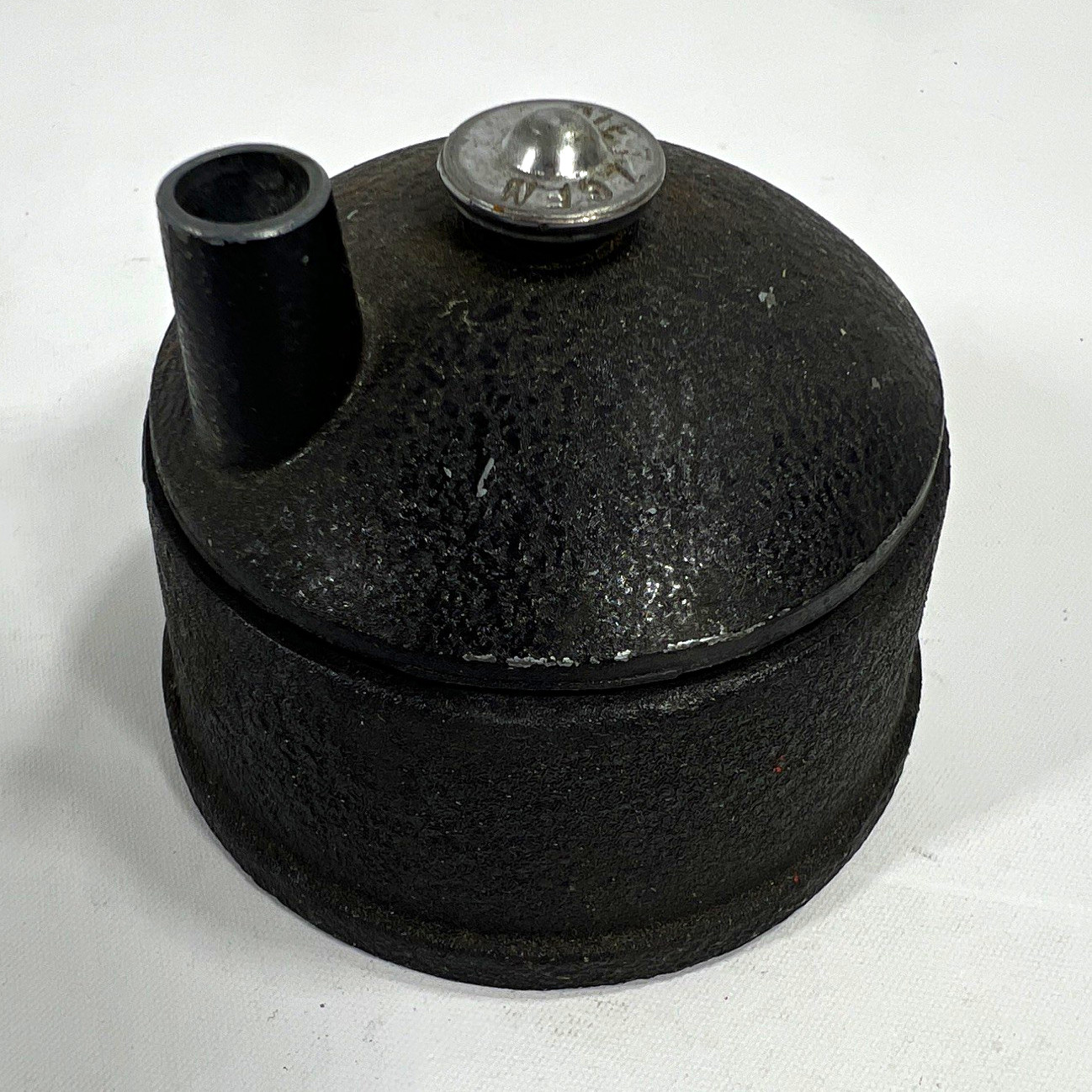 Vintage Dell No. 1 Black Metal Dome Pencil Sharpener w/ Shavings Container Draft Vintage Dell No. 1 Black Metal Dome Pencil Sharpener w/ Shavings Container Draft