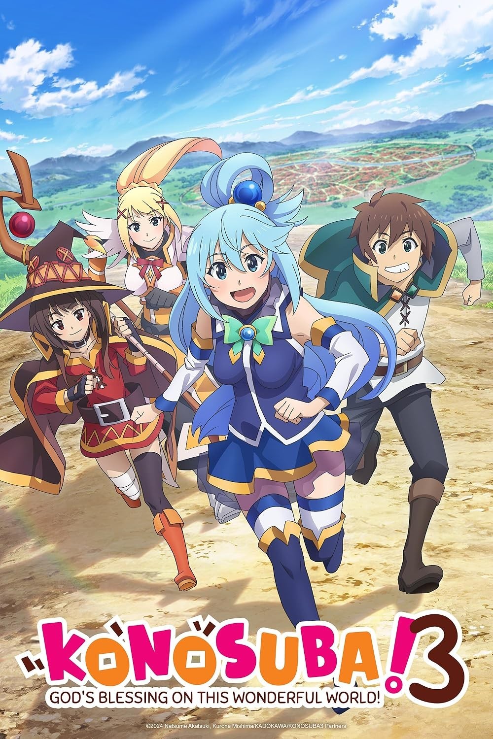 KonoSuba Season 2 Framed Poster – Aqua Megumin Darkness Kazuma Anime Art Print KonoSuba Season 2 Framed Poster – Aqua Megumin Darkness Kazuma Anime Art Print