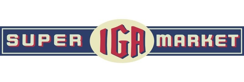 IGA Super Market, Grocery Store DIECUT NEW 28\