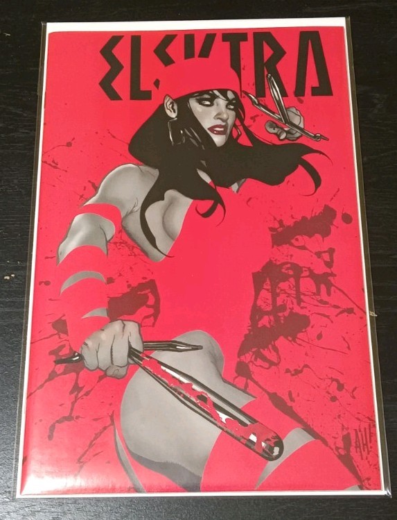 Elektra Black White and Blood #2 Adam Hughes Virgin Variant NM Unread