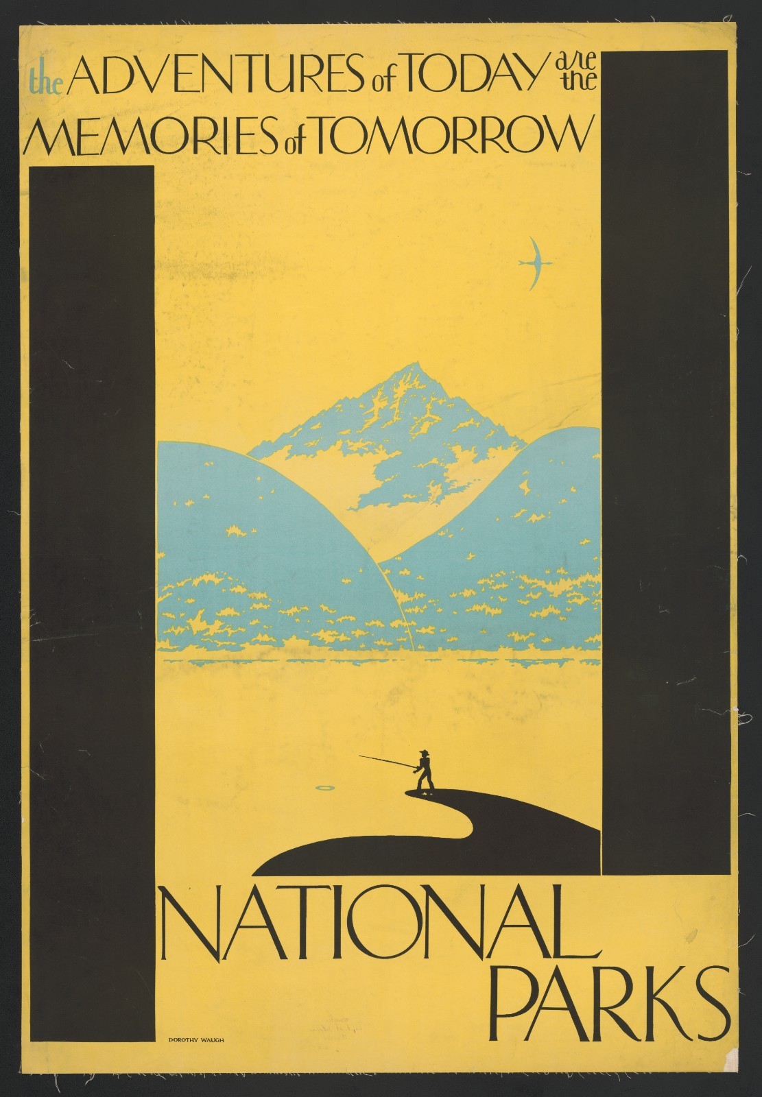 Vintage National Park Travel Art Poster Print Vintage National Park Travel Art Poster Print