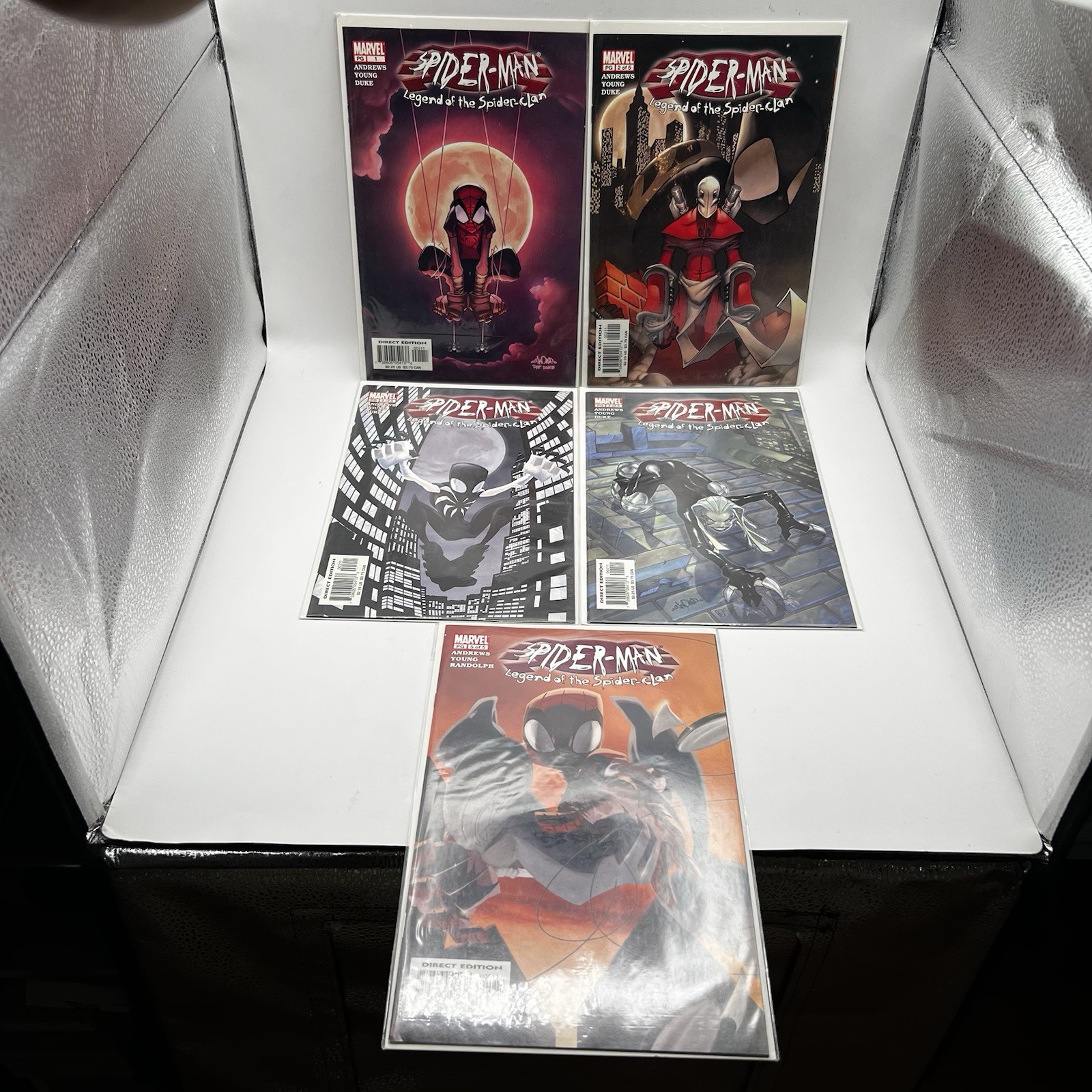 Spider-Man: Legend of the Spider-Clan #1-5 Marvel Comics Complete Series