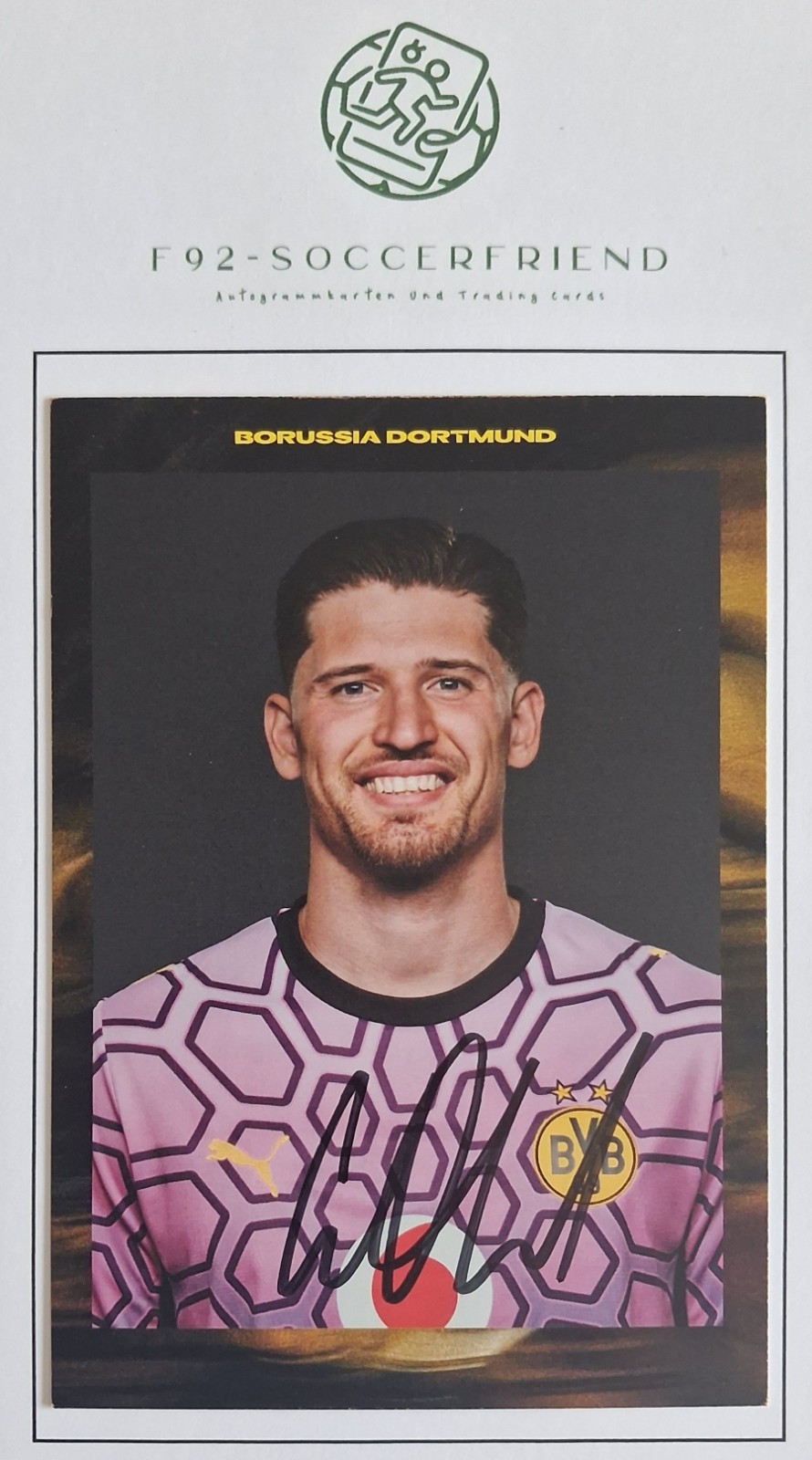 Gregor Kobel autograph card season 2026/2027 Borussia Dortmund
