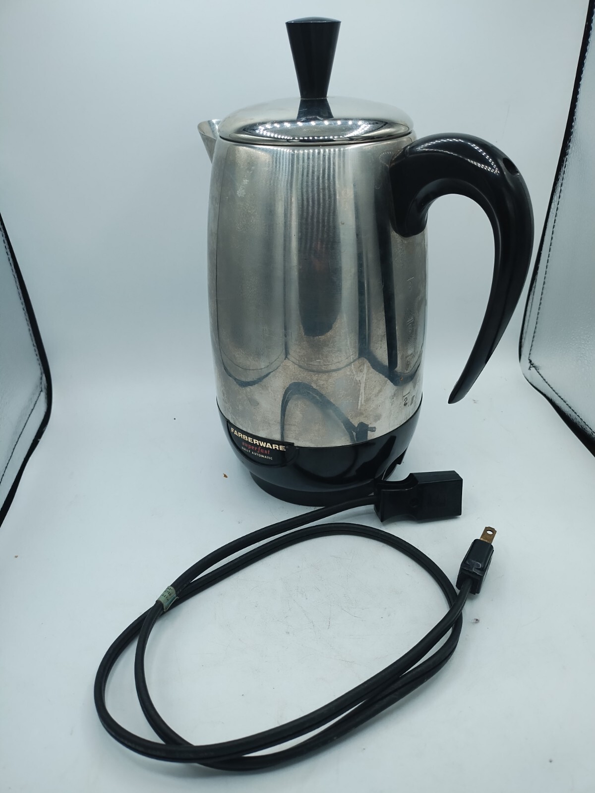 VINTAGE FABERWARE SUPER FAST FULLY AUTOMATIC COFFEE POT 8 CUP MAKER VINTAGE FABERWARE SUPER FAST FULLY AUTOMATIC COFFEE POT 8 CUP MAKER
