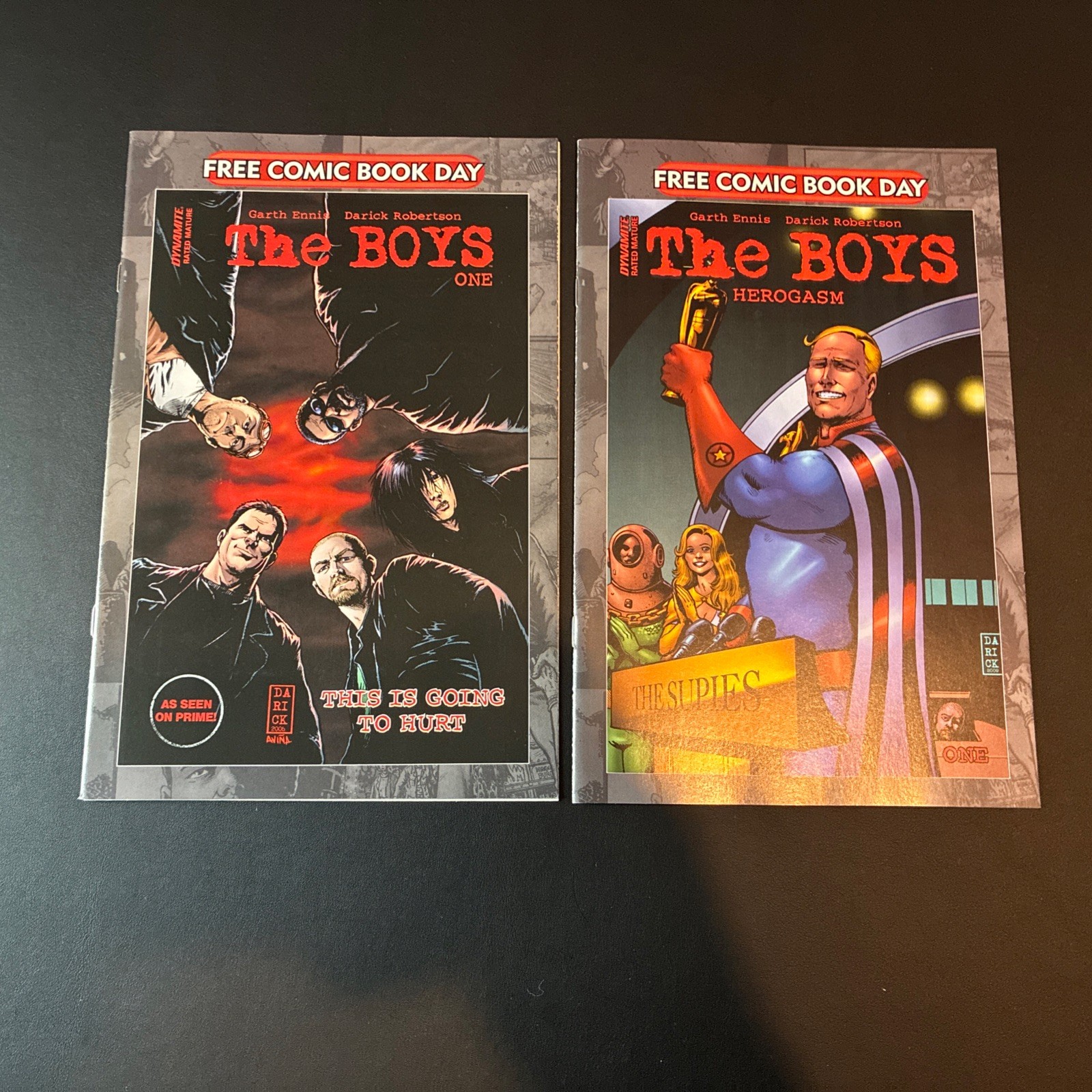 2 free comic book day The Boys FCBD issues 2021 & 2020 Garth Ennis TV series 2 free comic book day The Boys FCBD issues 2021 & 2020 Garth Ennis TV series