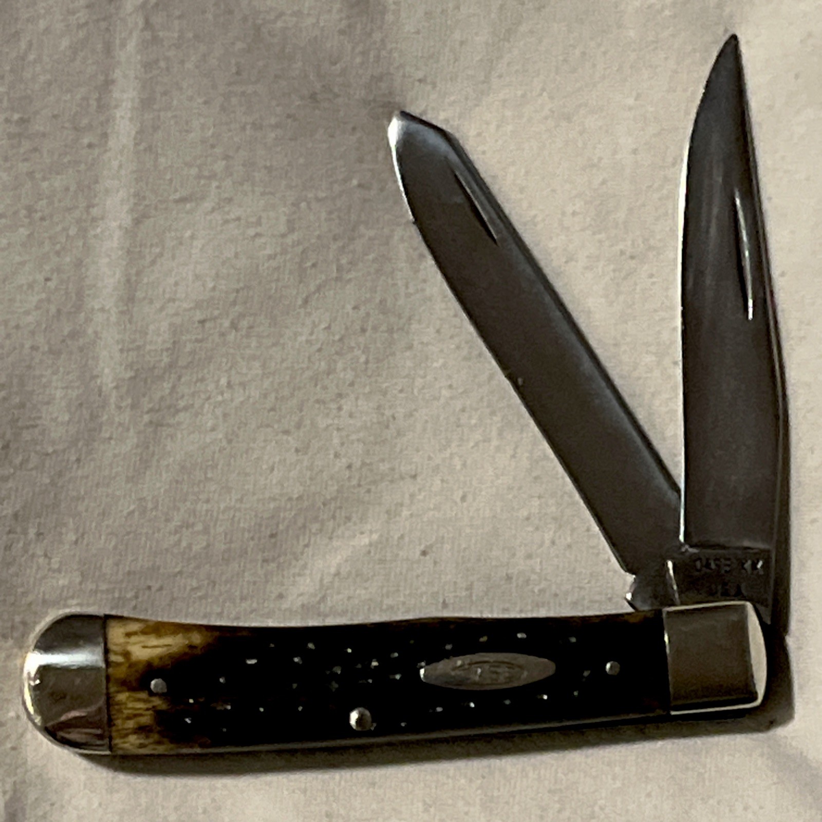 Case XX 6254 Large 1965-69 Earth Bone Trapper Near Mint Great Snap No Cracks