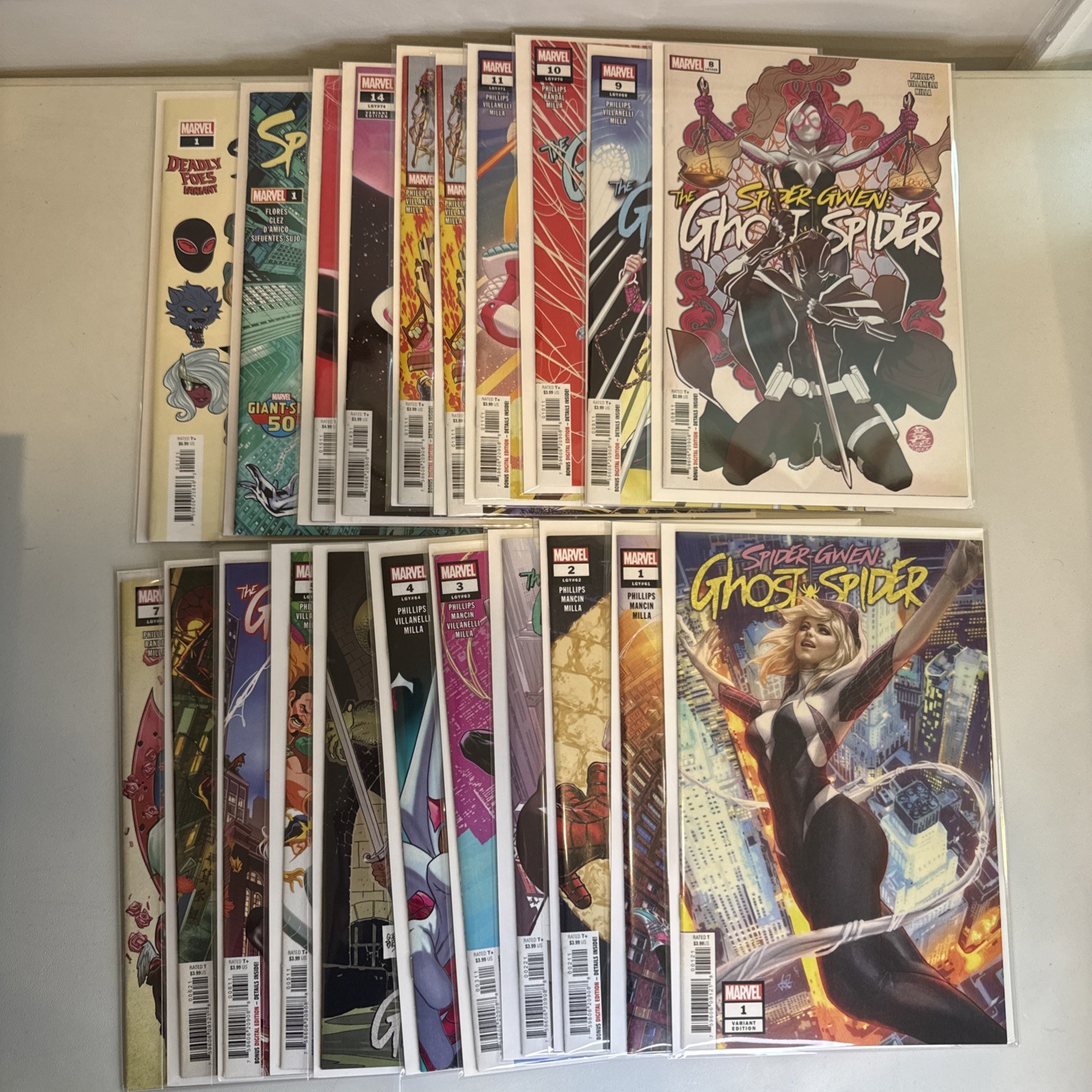 Spider-Gwen: The Ghost Spider #1-15 (Marvel 2024) 21 Comics Complete Series Set