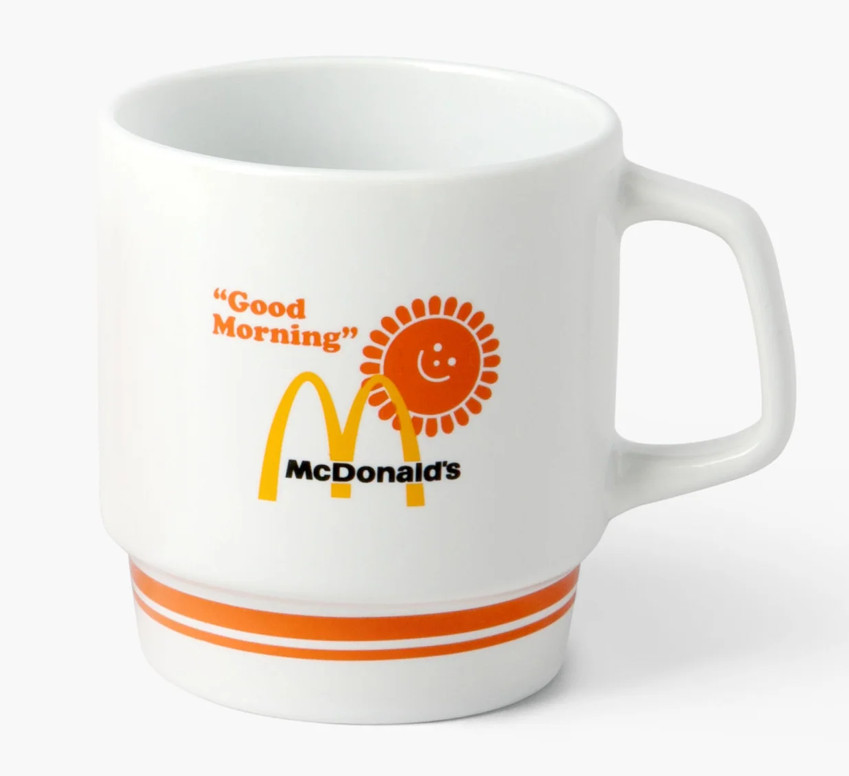 McDonald\'s Retro Good Morning Ceramic Mug - Breakfast - Golden Arches - NEW
