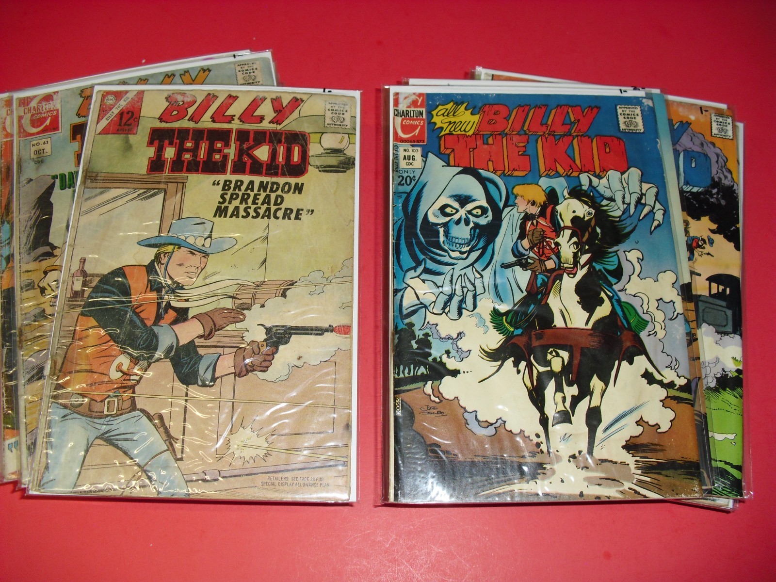 Lot of 43 Charlton 1970’s comics low grade VG Billy the Kid #73-91 Partridge 8 Lot of 43 Charlton 1970’s comics low grade VG Billy the Kid #73-91 Partridge 8