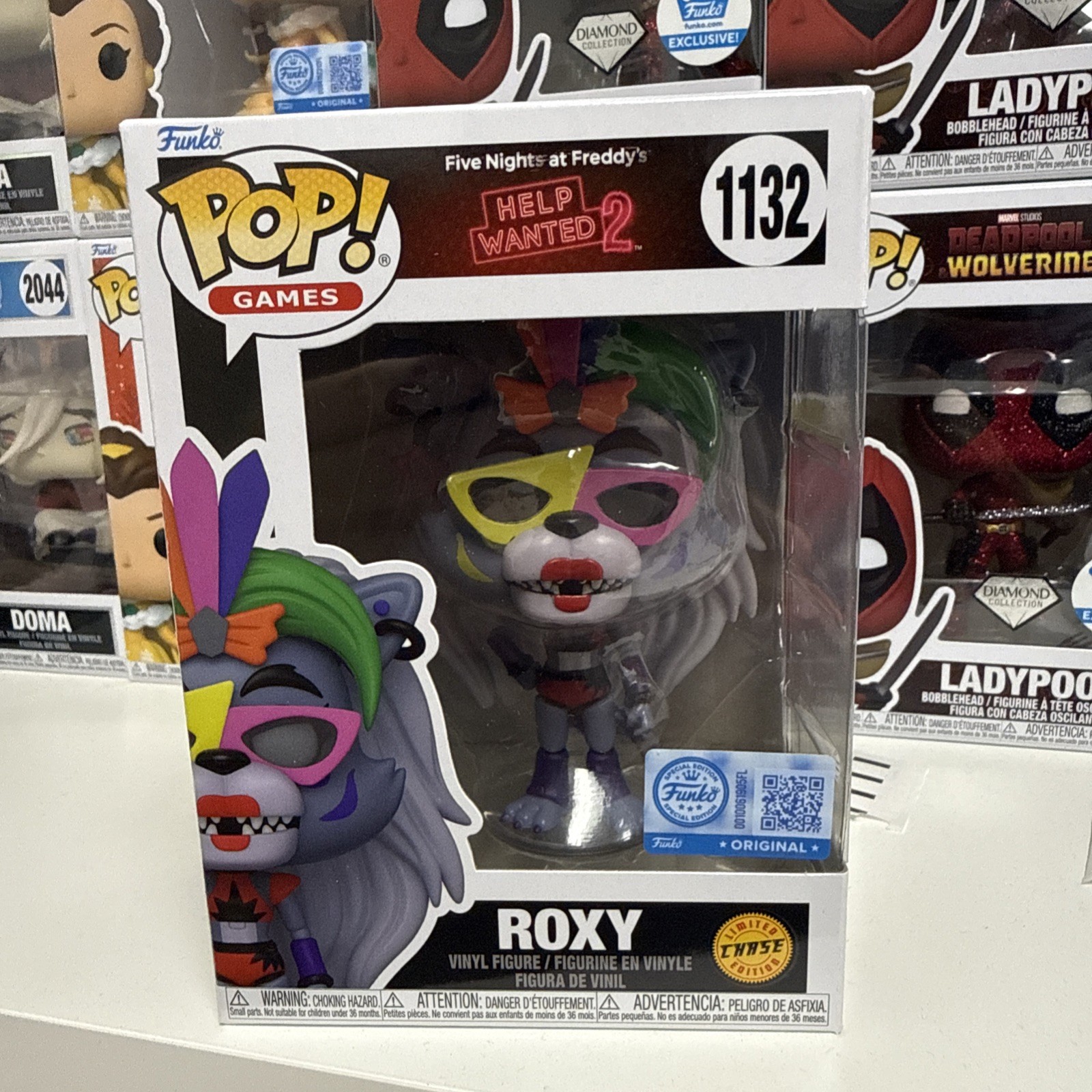 Funko Pop Vinyl: Five Nights at Freddy's - Roxy - Funko (Exclusive) #1132 Chase Funko Pop Vinyl: Five Nights at Freddy's - Roxy - Funko (Exclusive) #1132 Chase
