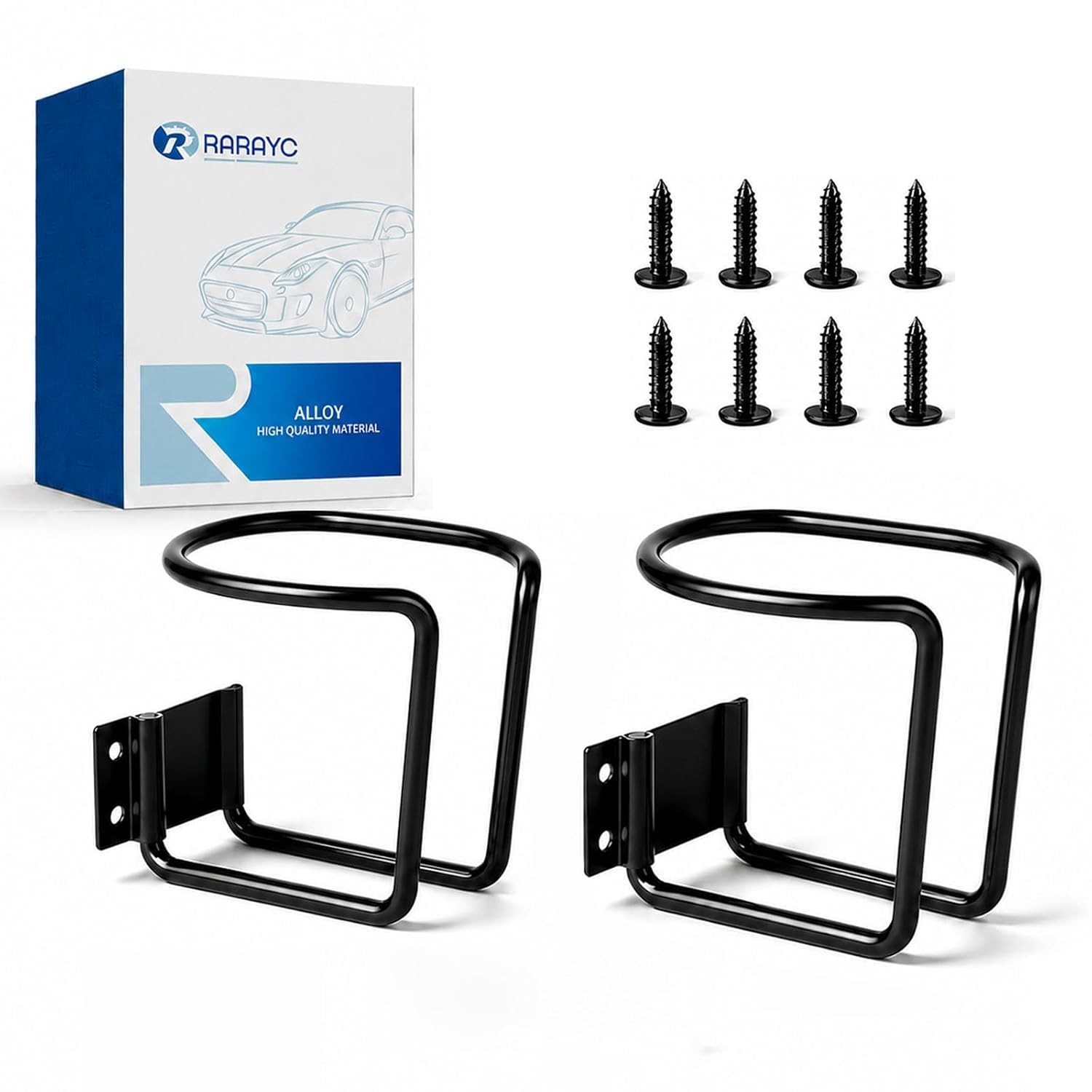 Black Wall Mounted Cup Holders 2 Pack Screw On Wall Cup Holder Wall Mount Black Wall Mounted Cup Holders 2 Pack Screw On Wall Cup Holder Wall Mount