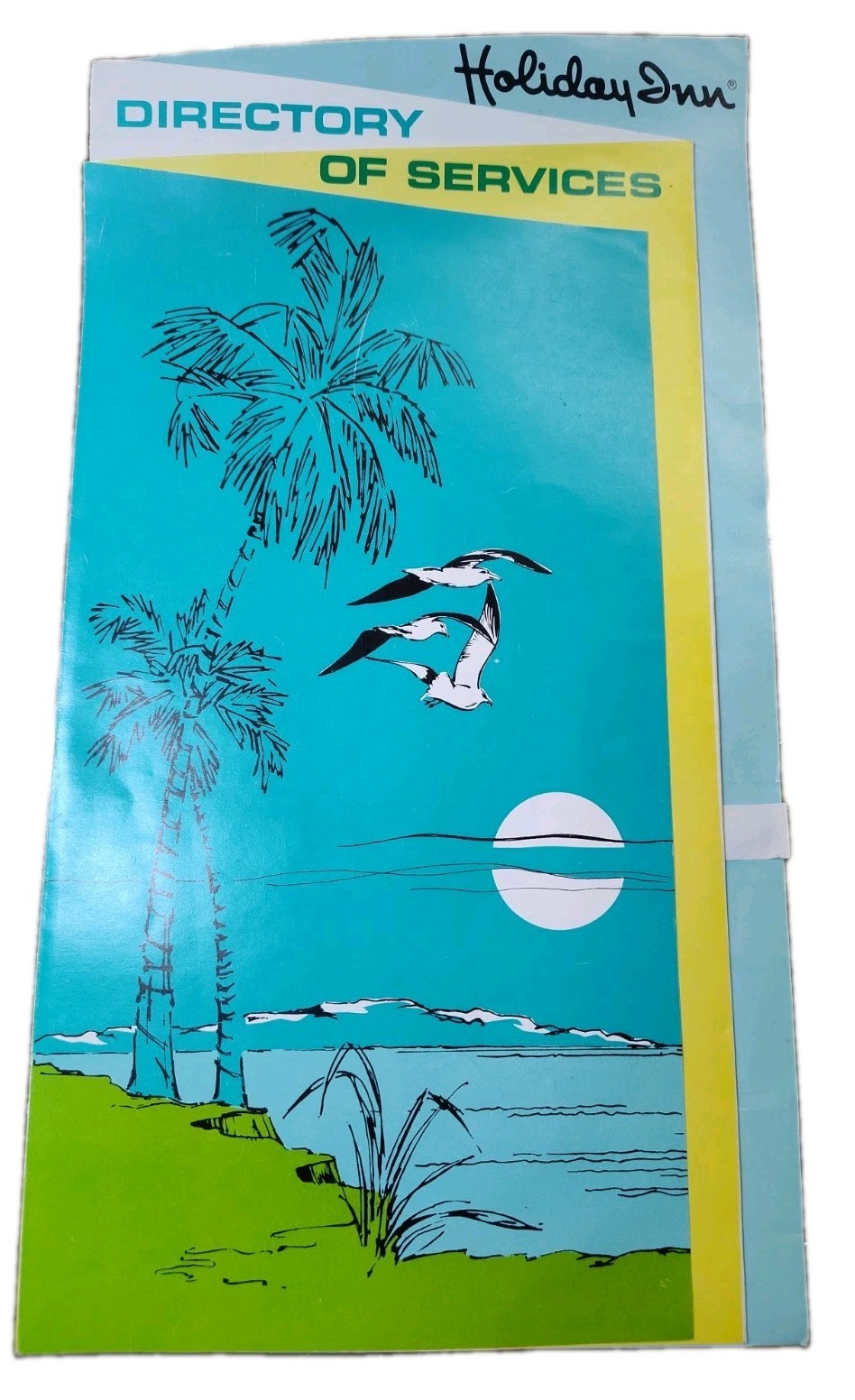 Holiday Inn Directory Of Services Vintage 70s 80s Freeport 6.5 X11.5\