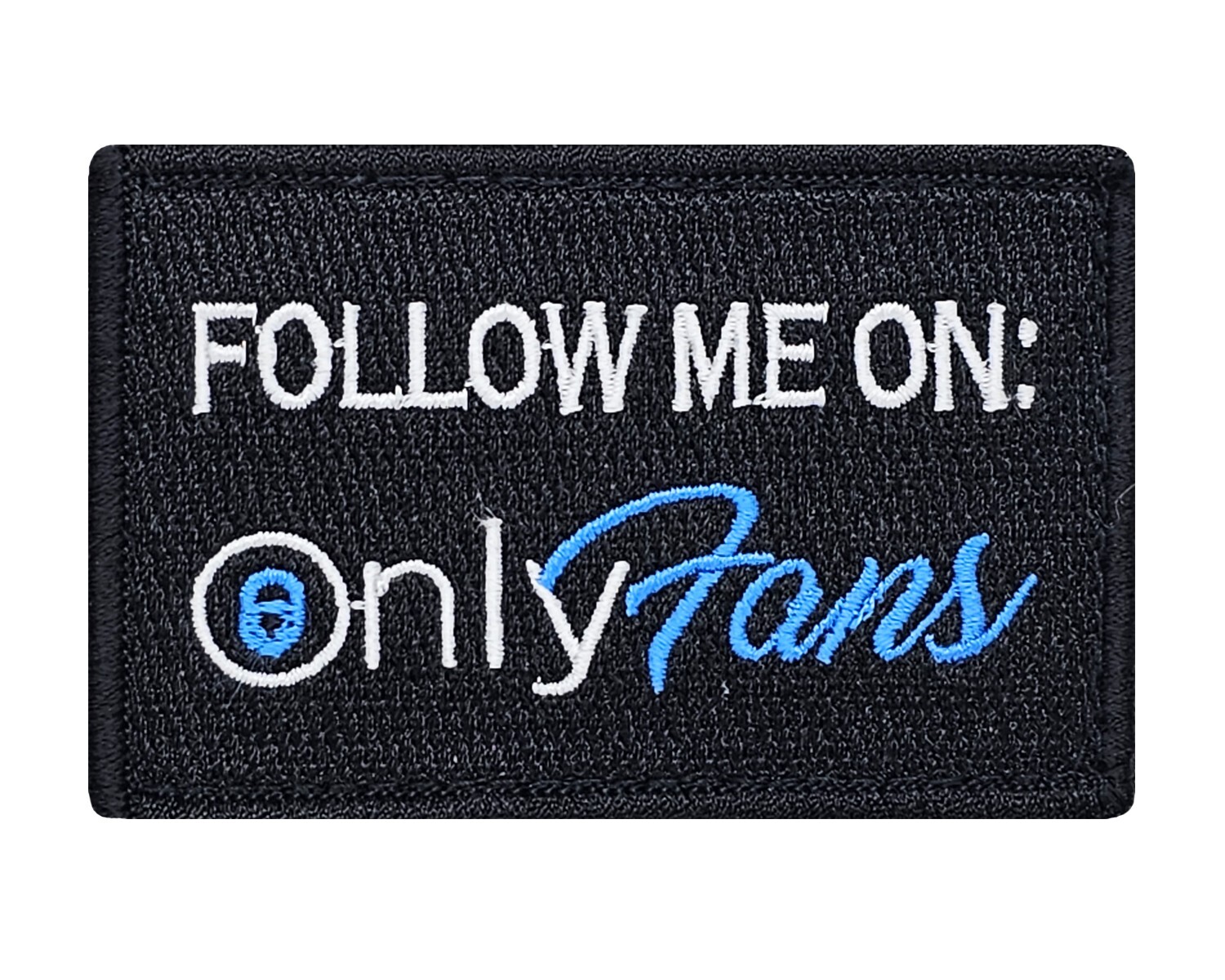 Follow Me On Only Fans Hook & Loop Morale Tags Tactical Patch
