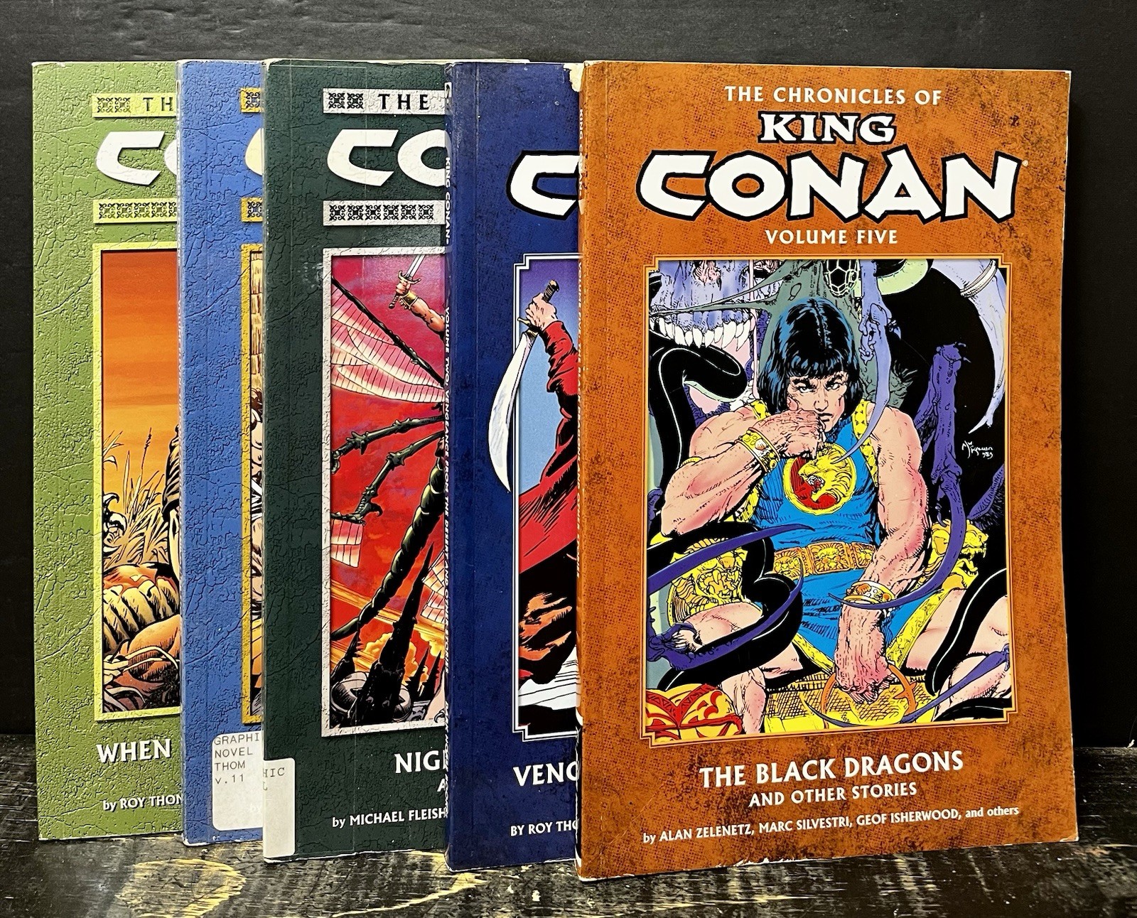 Lot of 5 King Conan & Chronicles of Conan Dark Horse Softcover Good b16 Lot of 5 King Conan & Chronicles of Conan Dark Horse Softcover Good b16