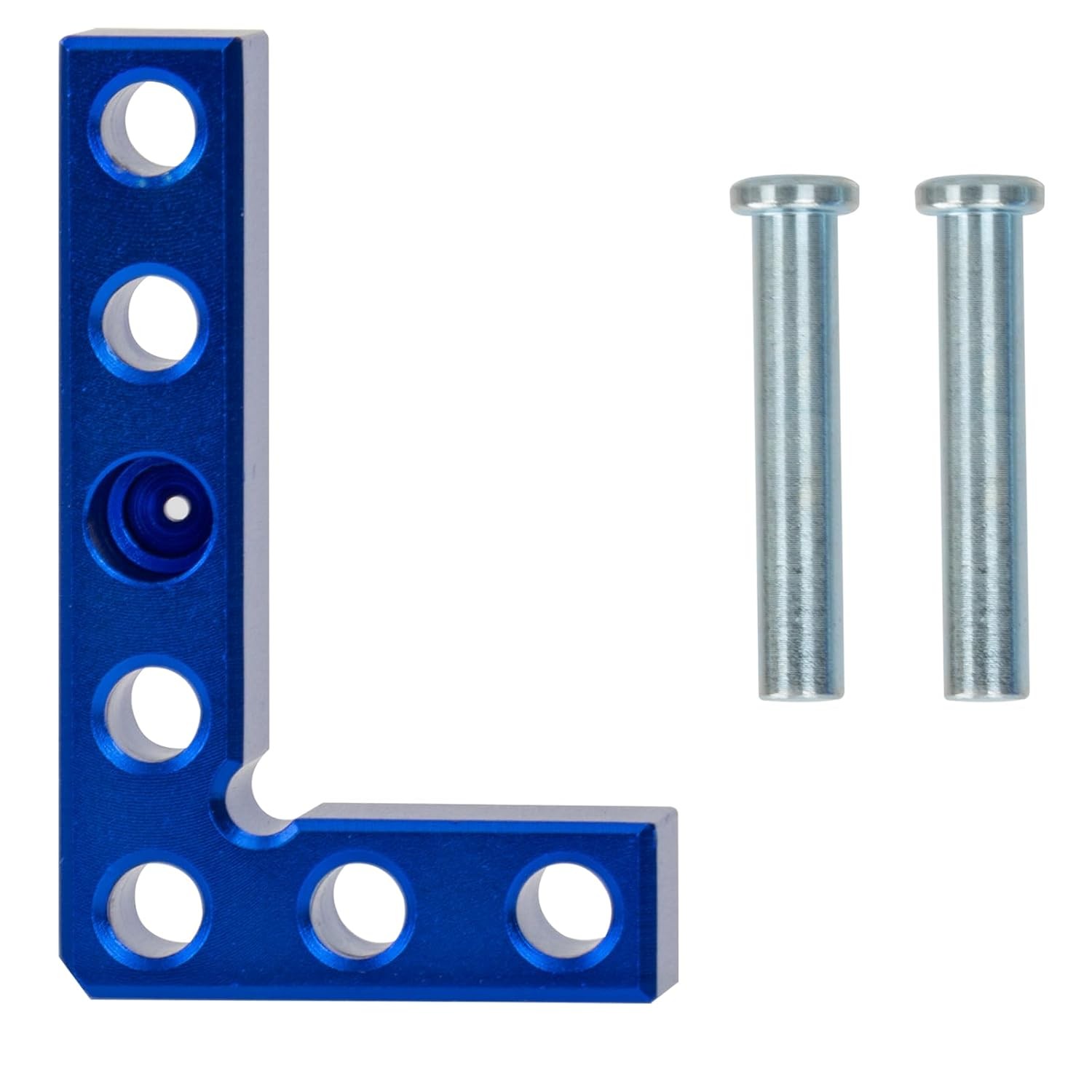 Mini Small Square Center Finder Woodworking 90 Degree Precision Blue 