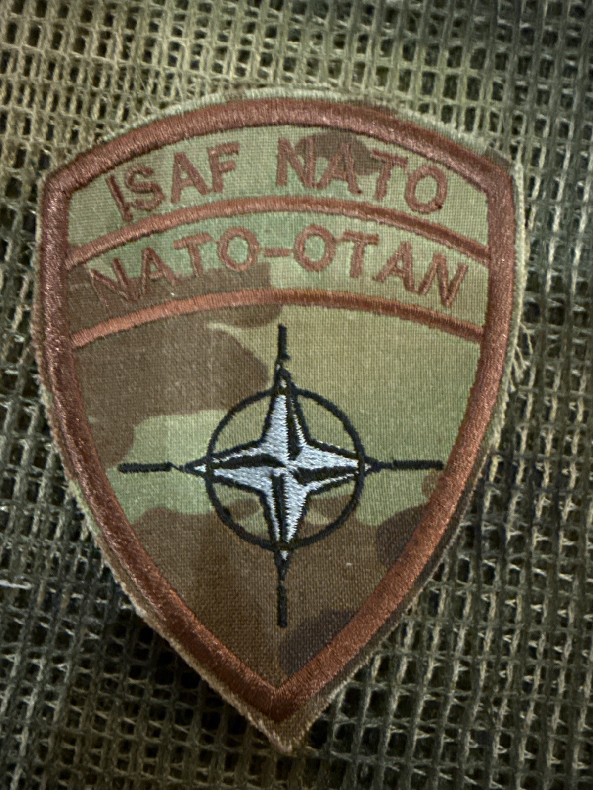 AFGAN NATO Forces COALITION US France Pocket Patch ISAF -afgan Bring back