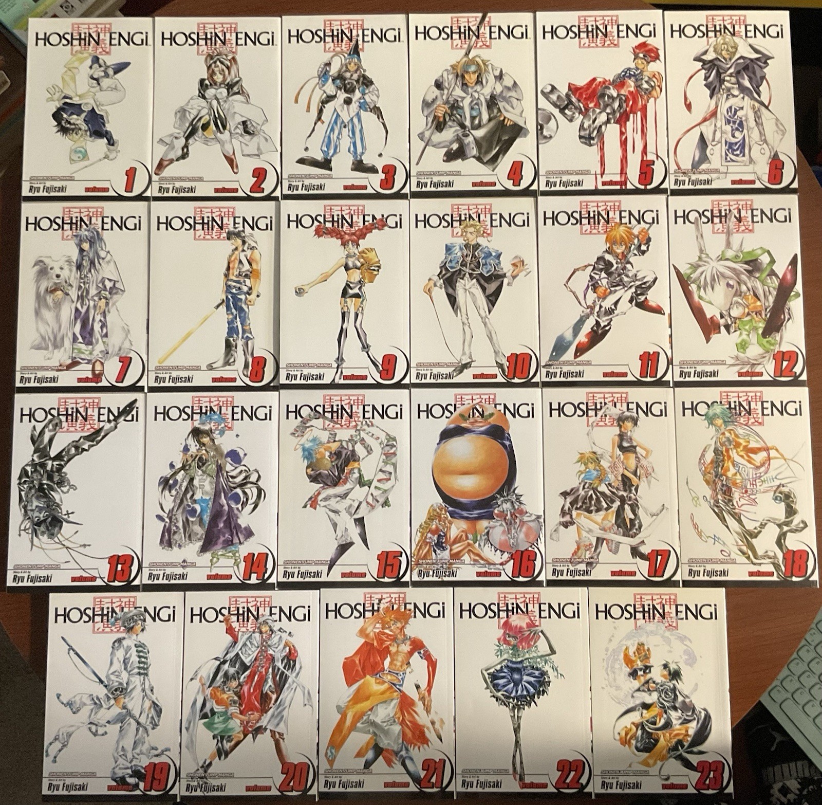 Hoshin Engi Manga Volumes 1-23 Complete Series Lot - English VIZ Ryu Fujisaki
